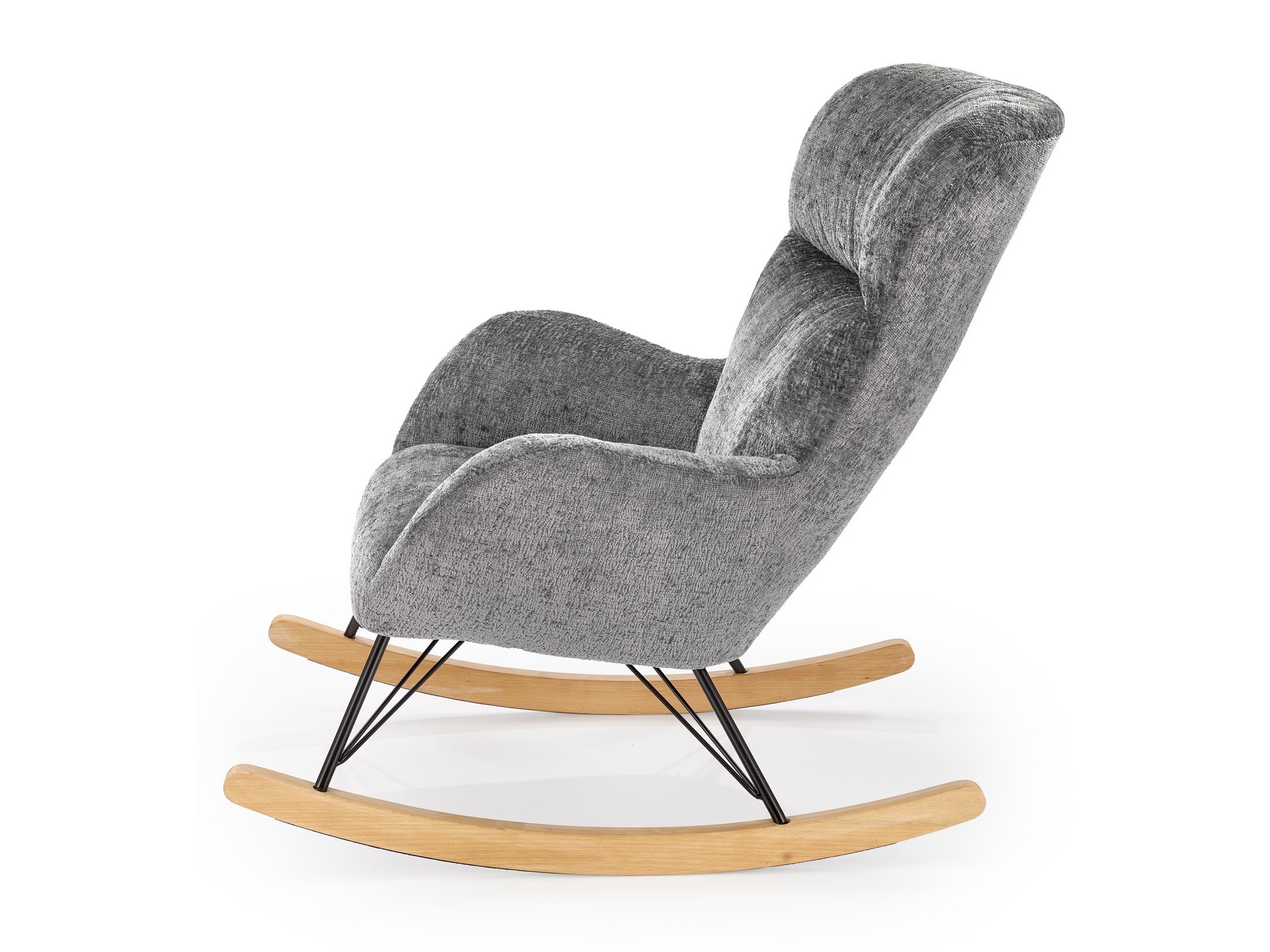 Sedia a dondolo Houston 1594 (Grigio)