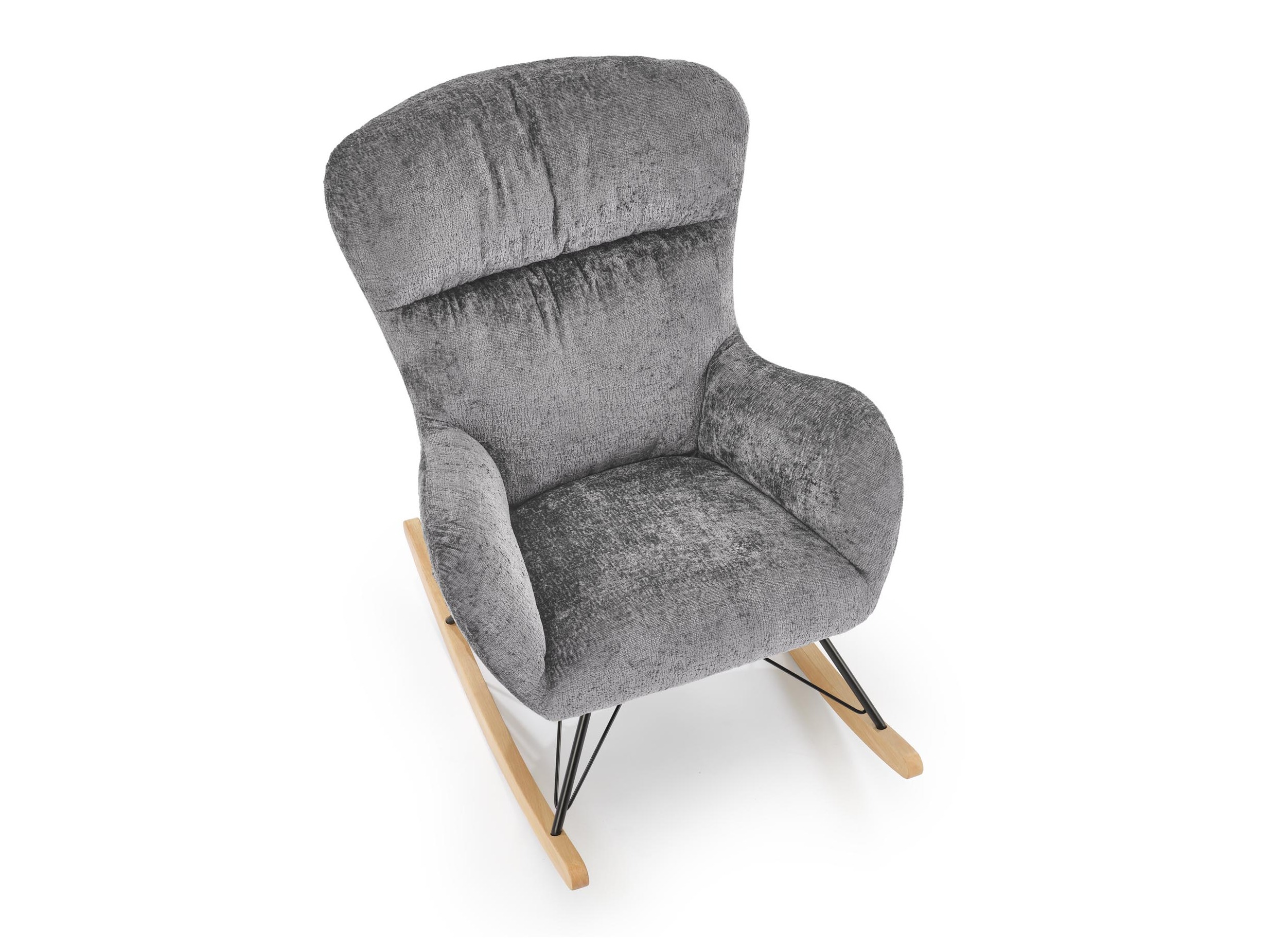 Sedia a dondolo Houston 1594 (Grigio)