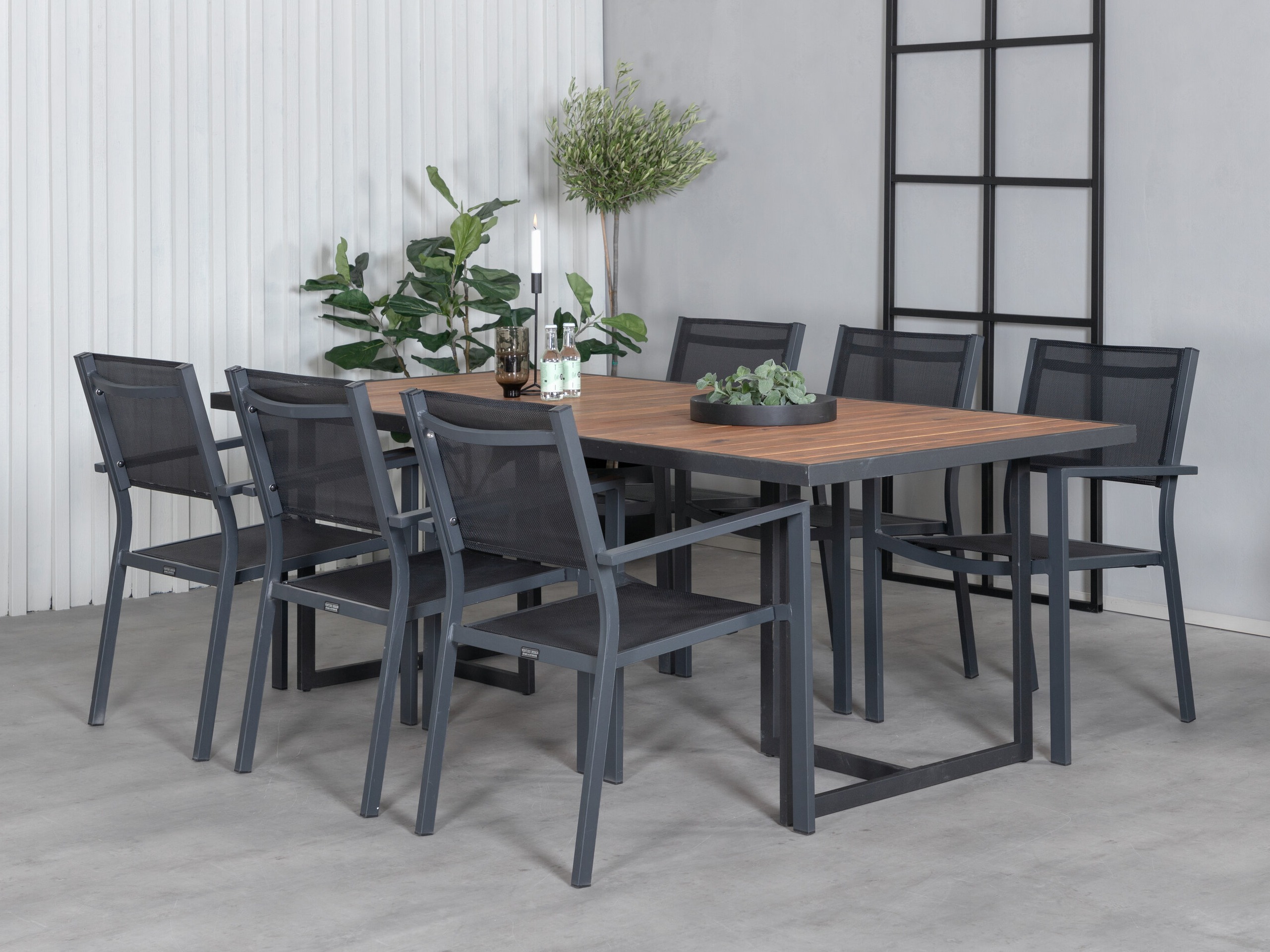 Tavolo e sedie set Dallas 5324