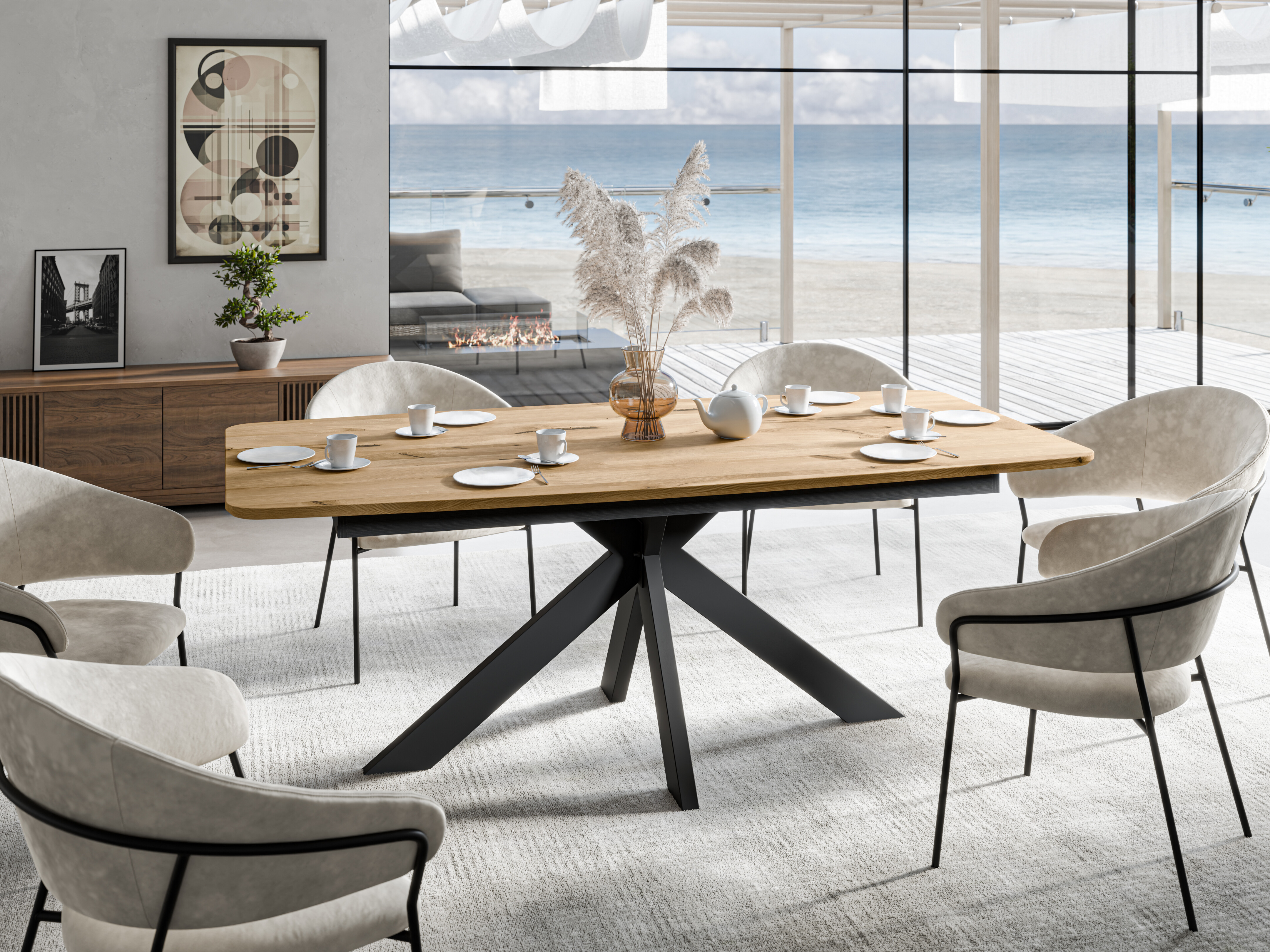 Tavolo Ogden 175 (Rovere chiaro)