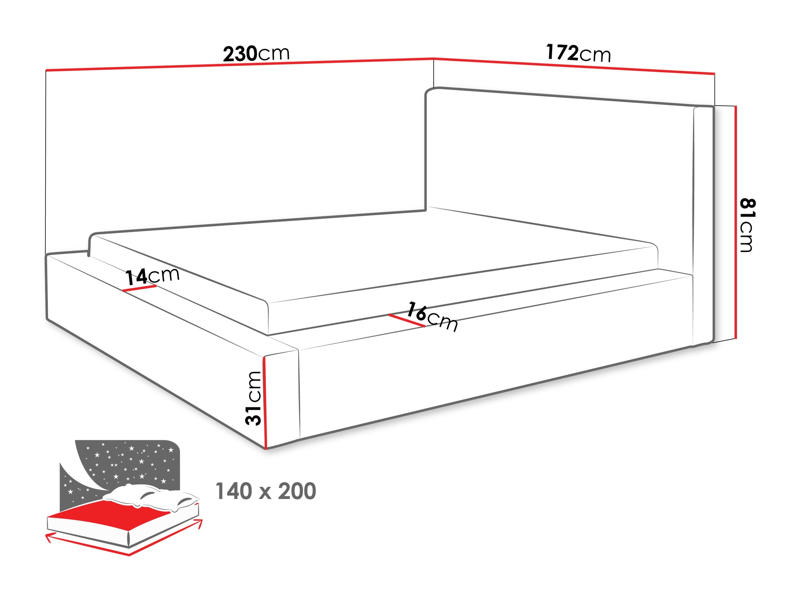 Letto TrendyNest Cervara I (Bella 05)