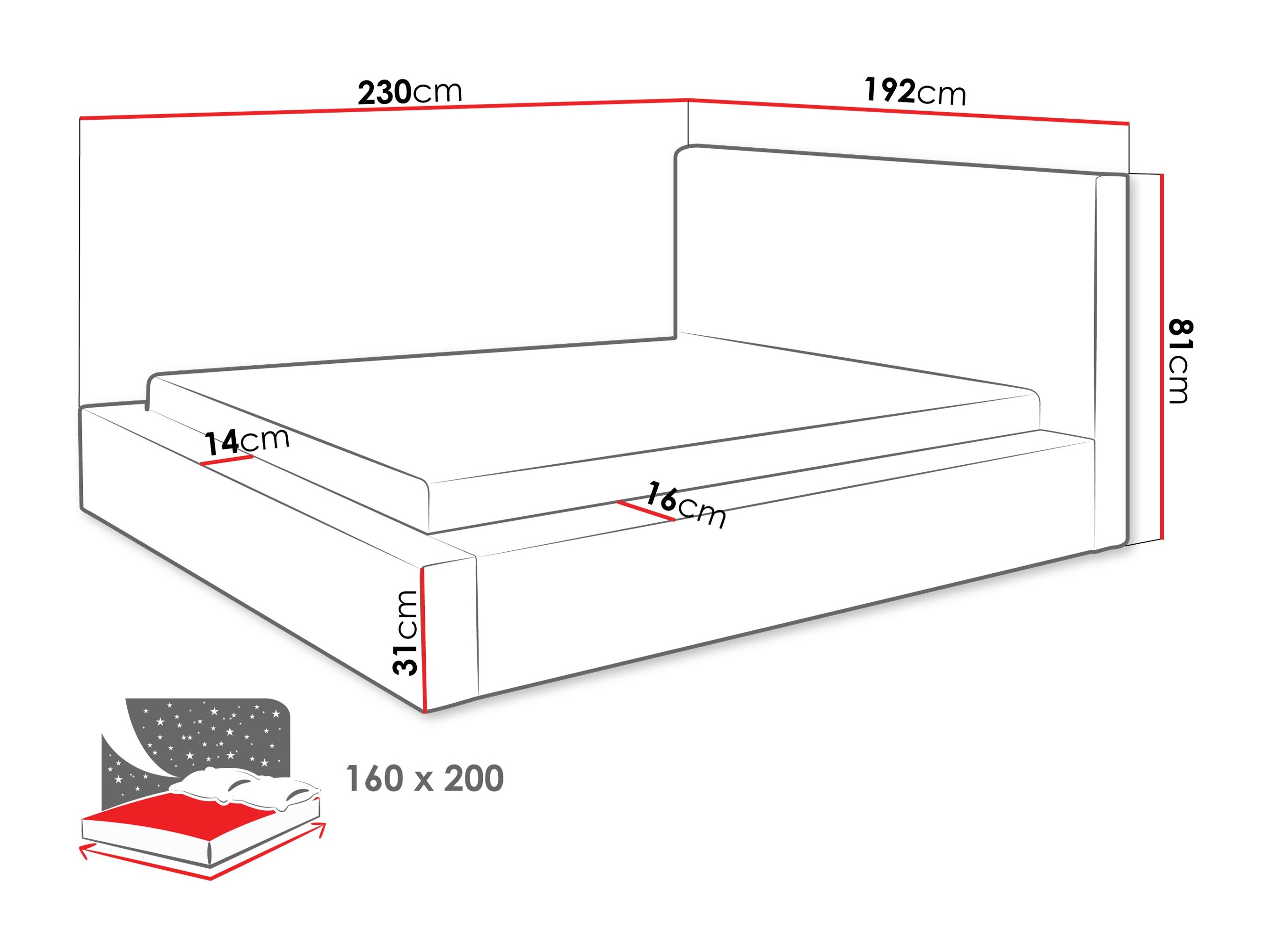 Letto TrendyNest Cervara I (Bella 10)