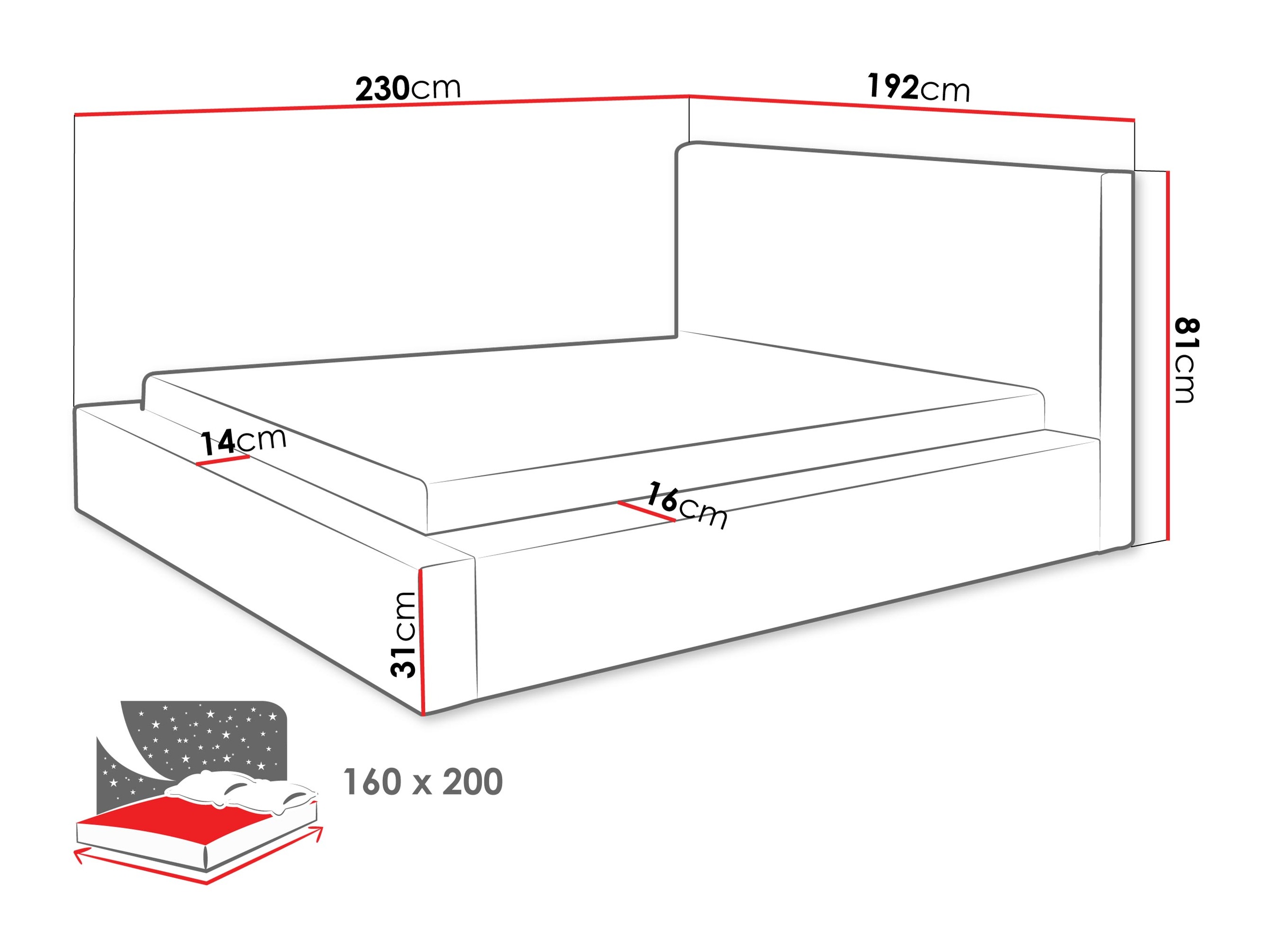 Letto TrendyNest Cervara I (Bella 20)