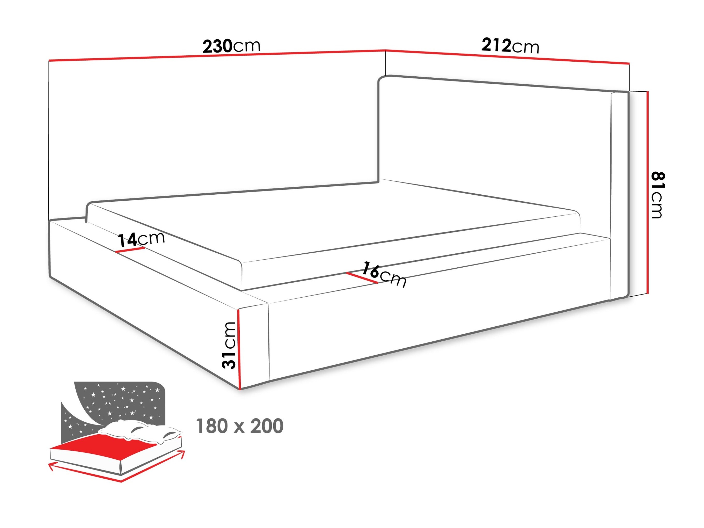 Letto TrendyNest Cervara I (Bella 60)