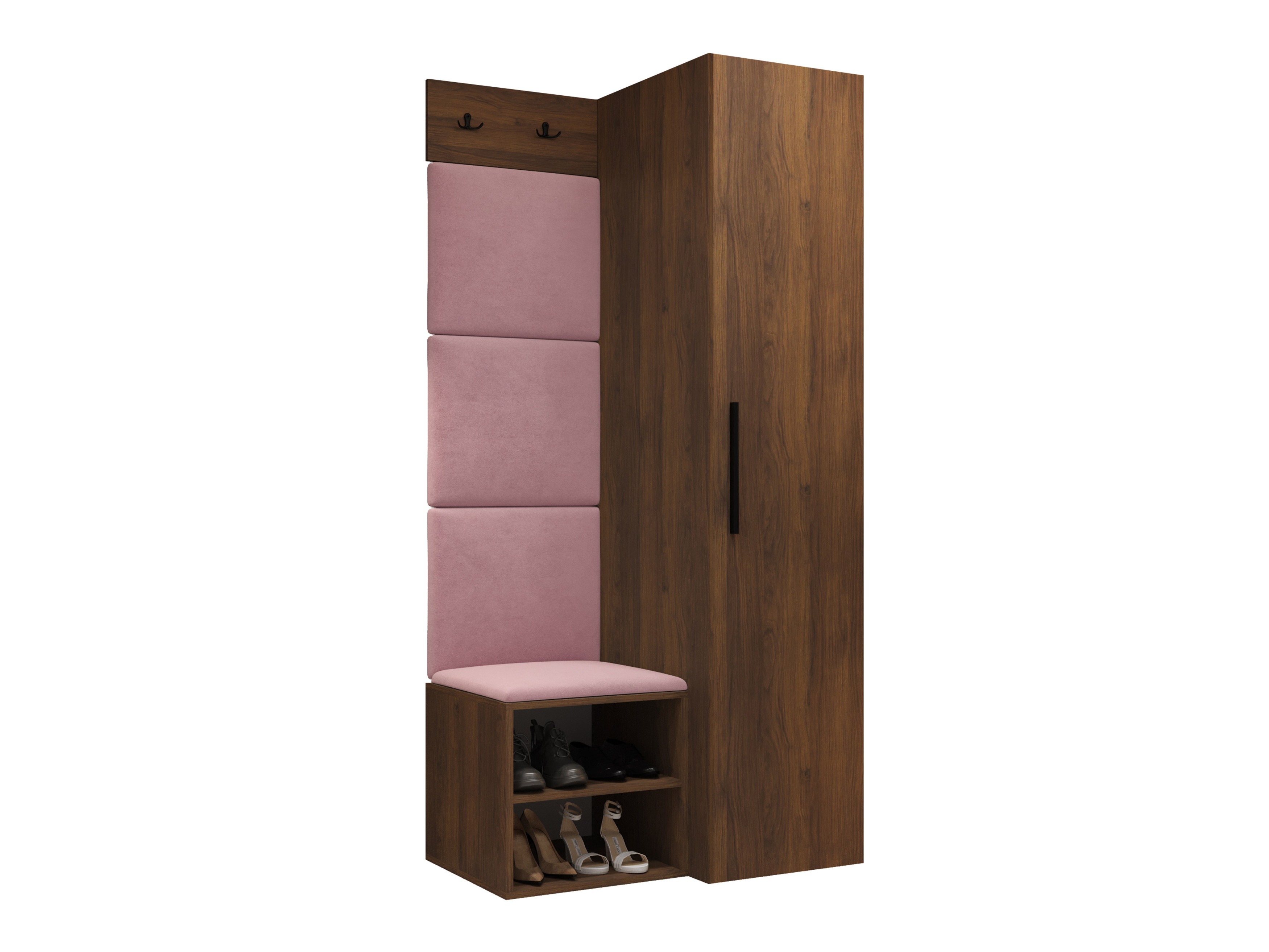 Set arredo da corridoio Nitos III (Noce)