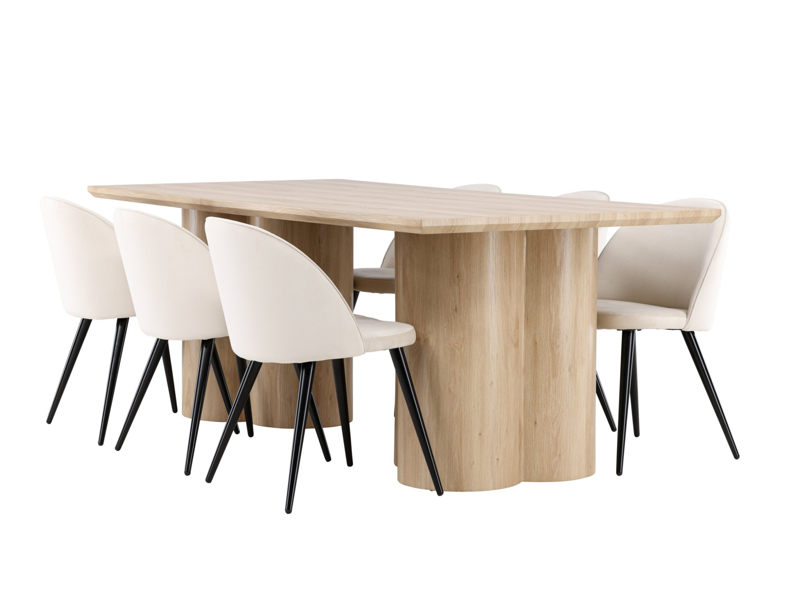 Set sala da pranzo Dallas 5330 (Luminoso legno)