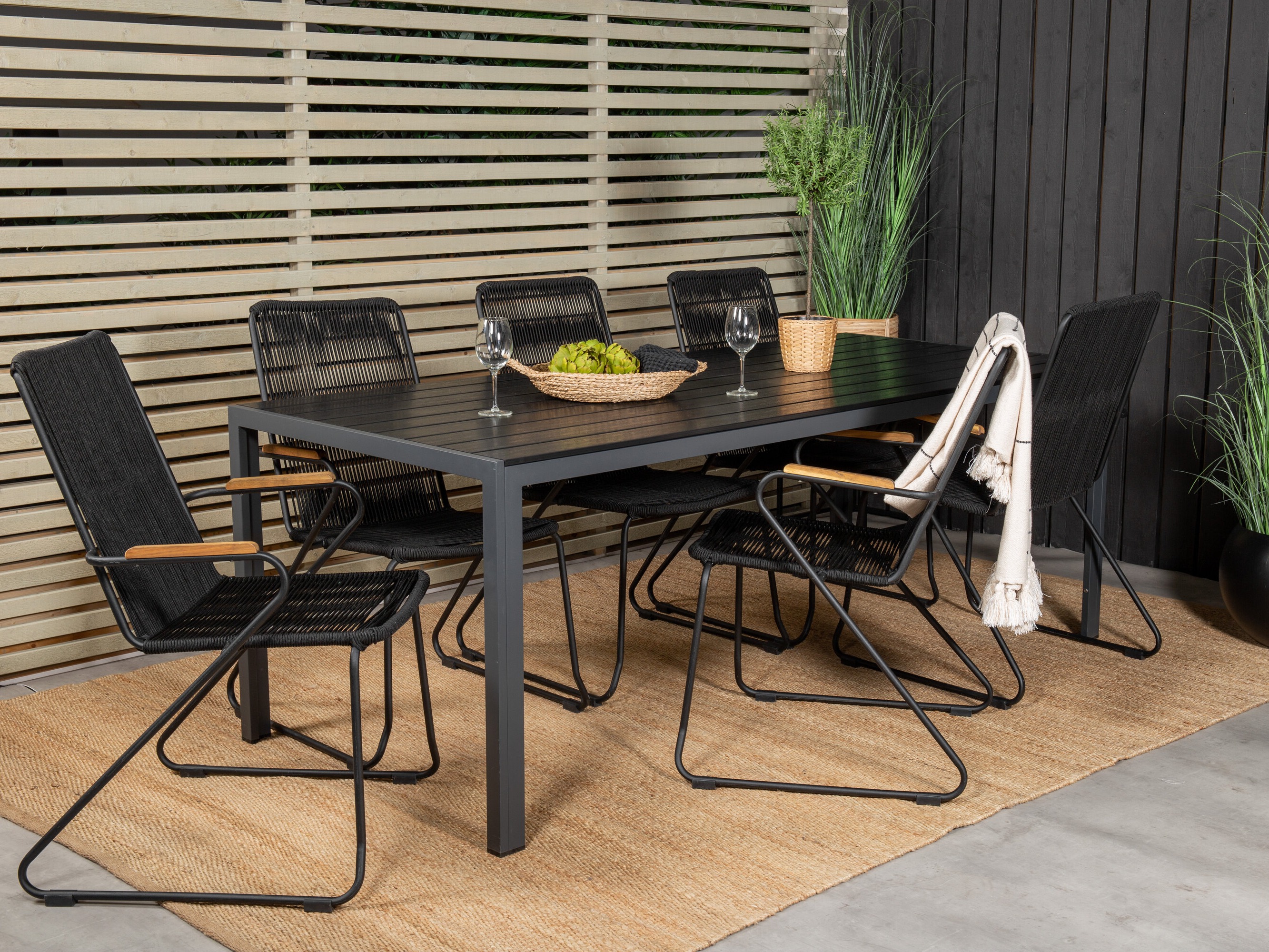Tavolo e sedie set Dallas 5333