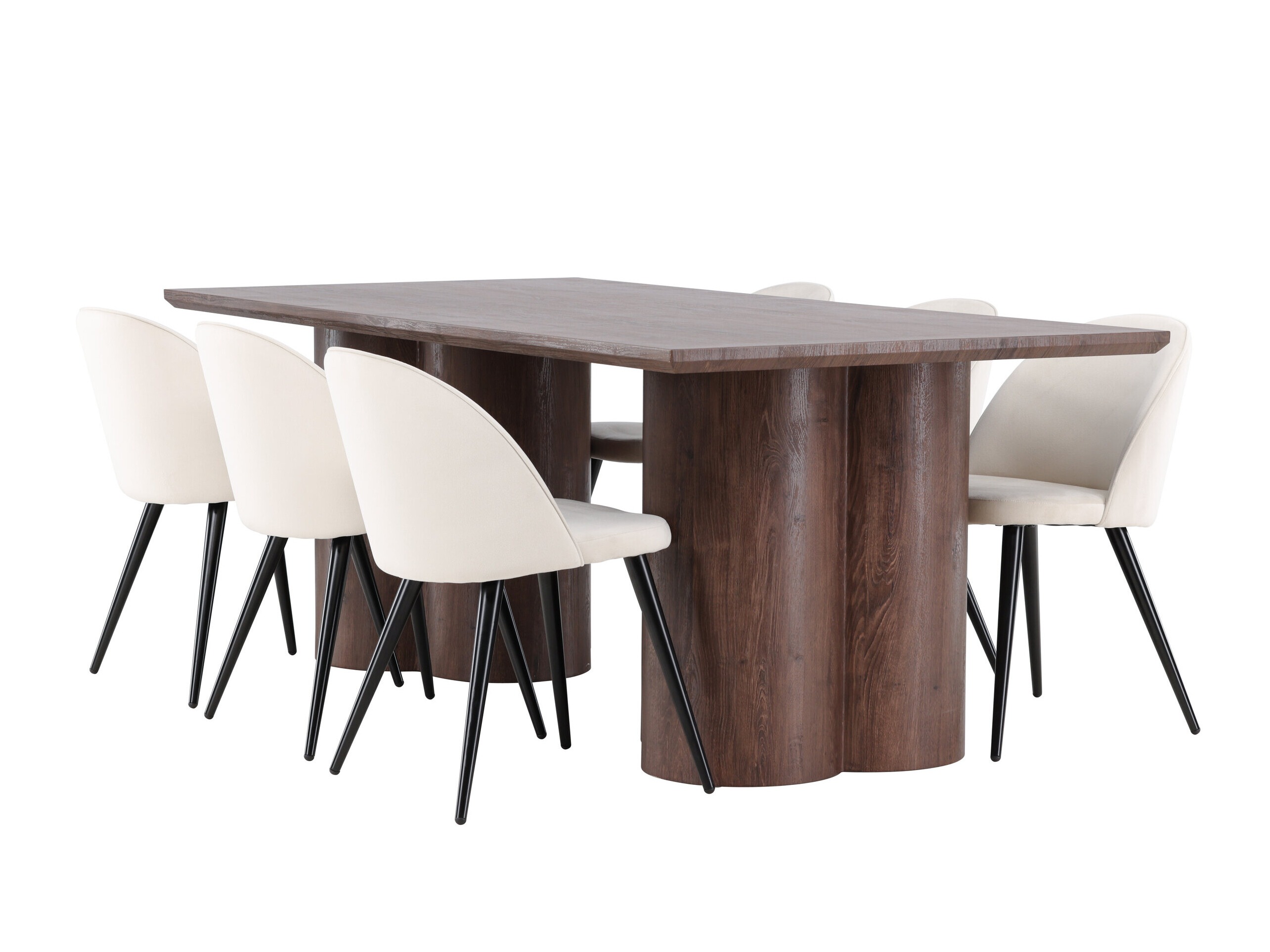 Set sala da pranzo Dallas 5330 (Marrone)
