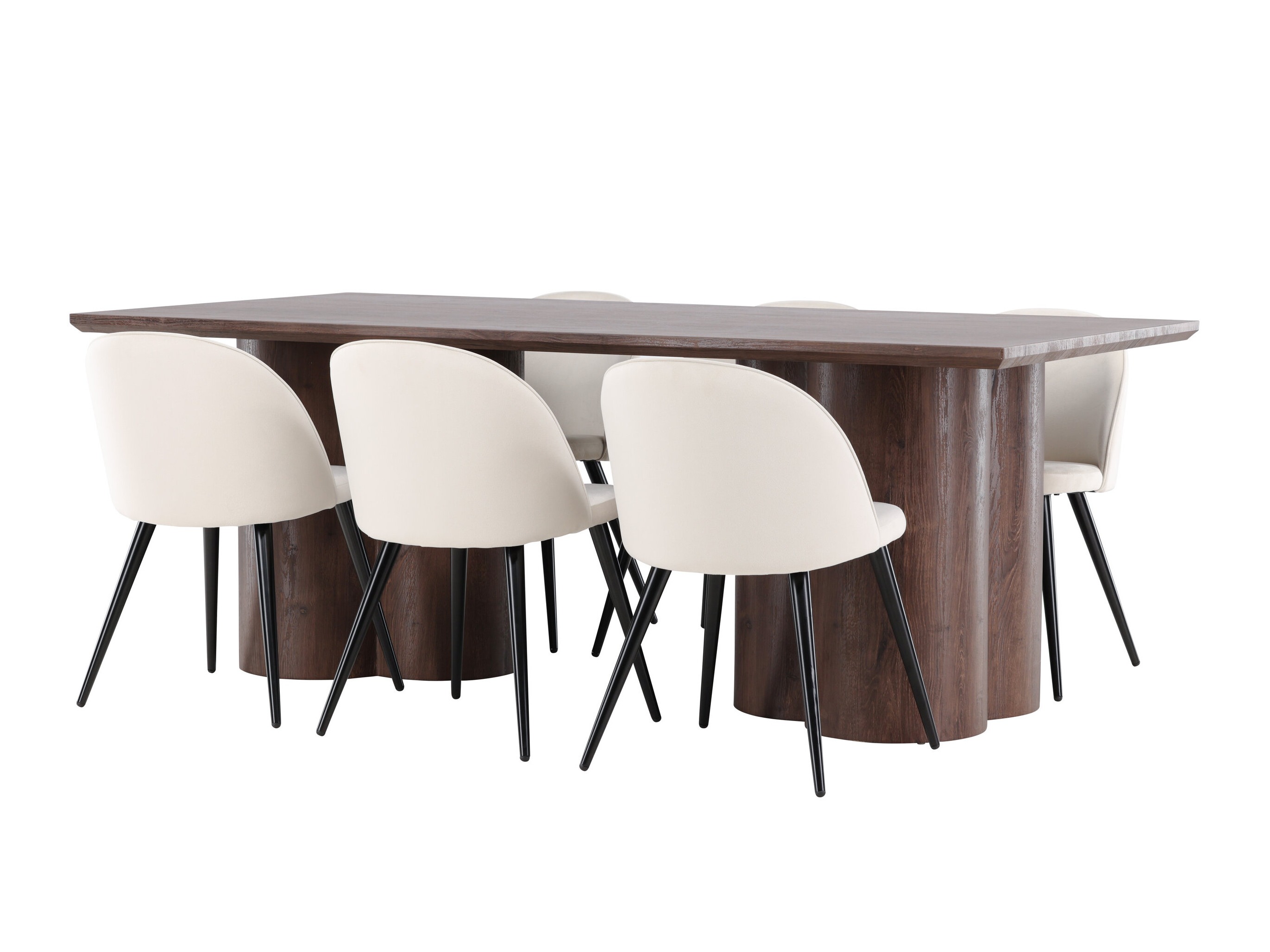 Set sala da pranzo Dallas 5330 (Marrone)