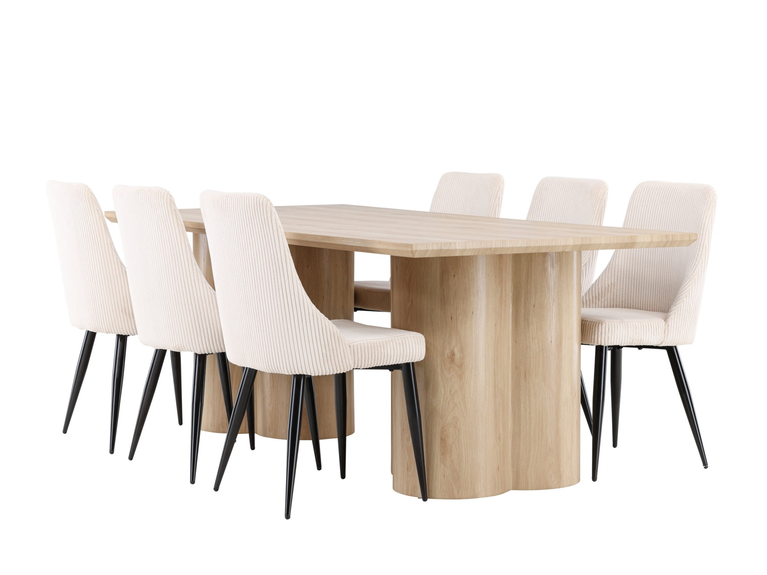 Set sala da pranzo Dallas 5179 (Luminoso legno)