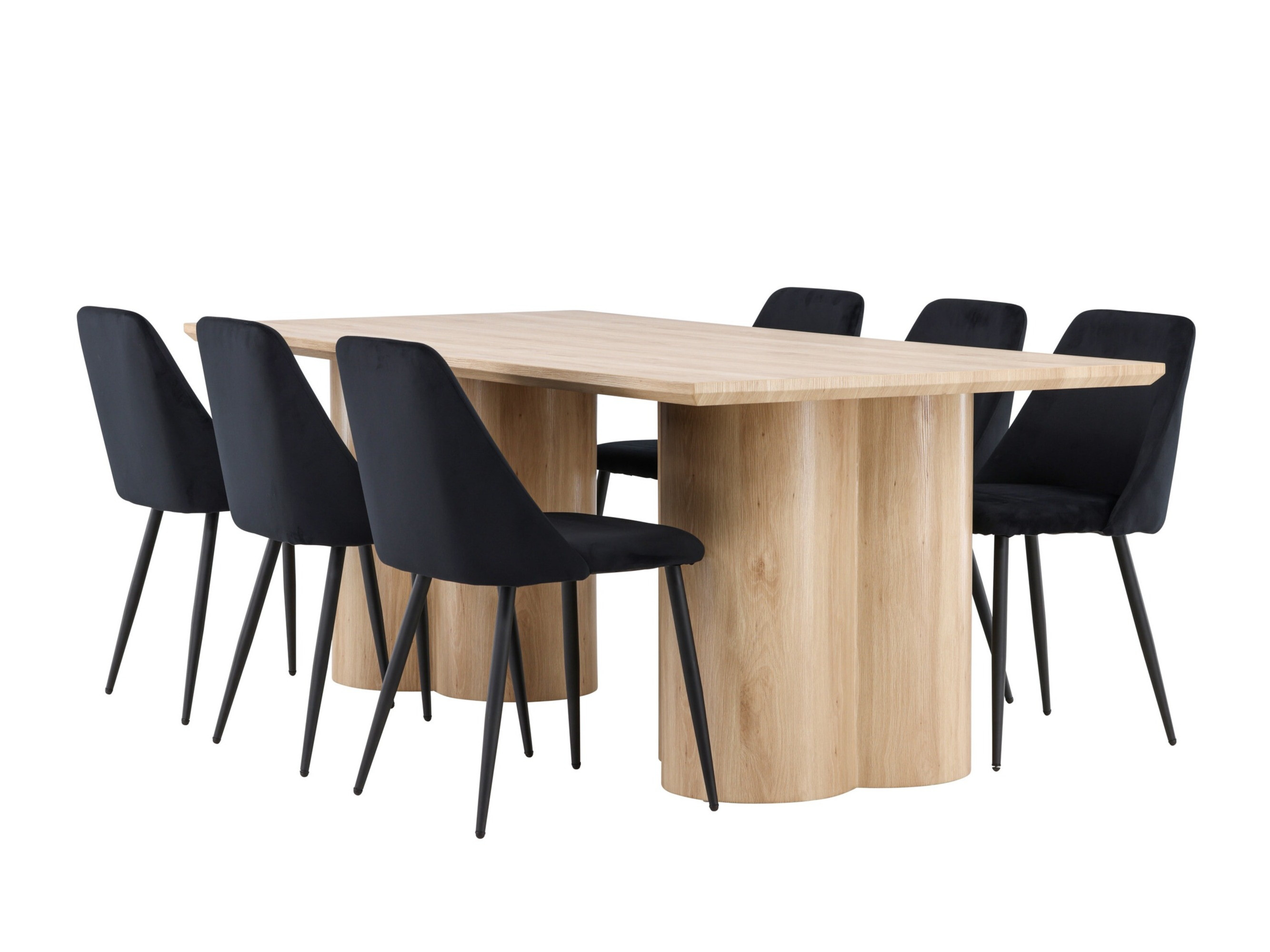 Set sala da pranzo Dallas 5182 (Luminoso legno)