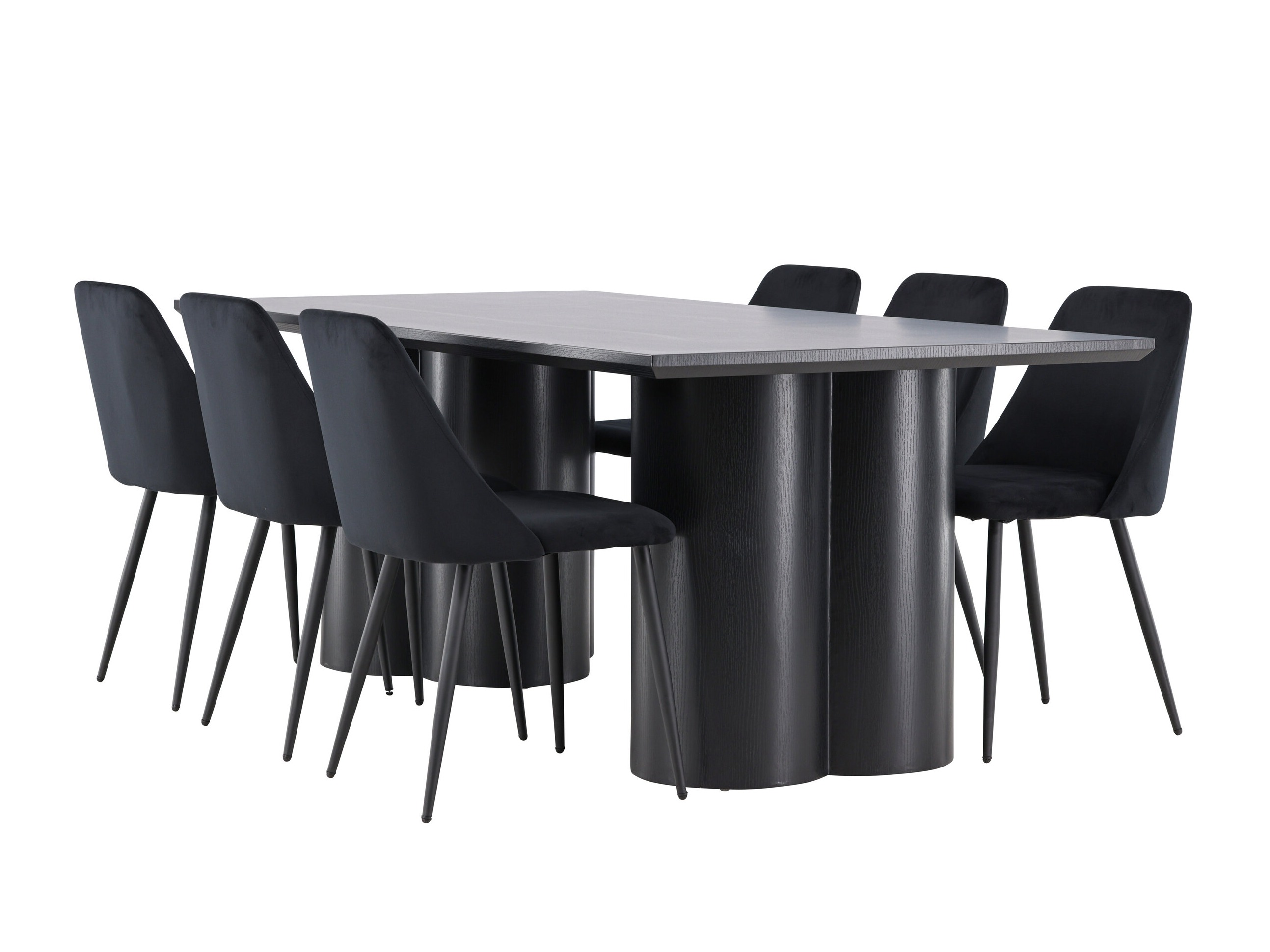 Set sala da pranzo Dallas 5182 (Nero)