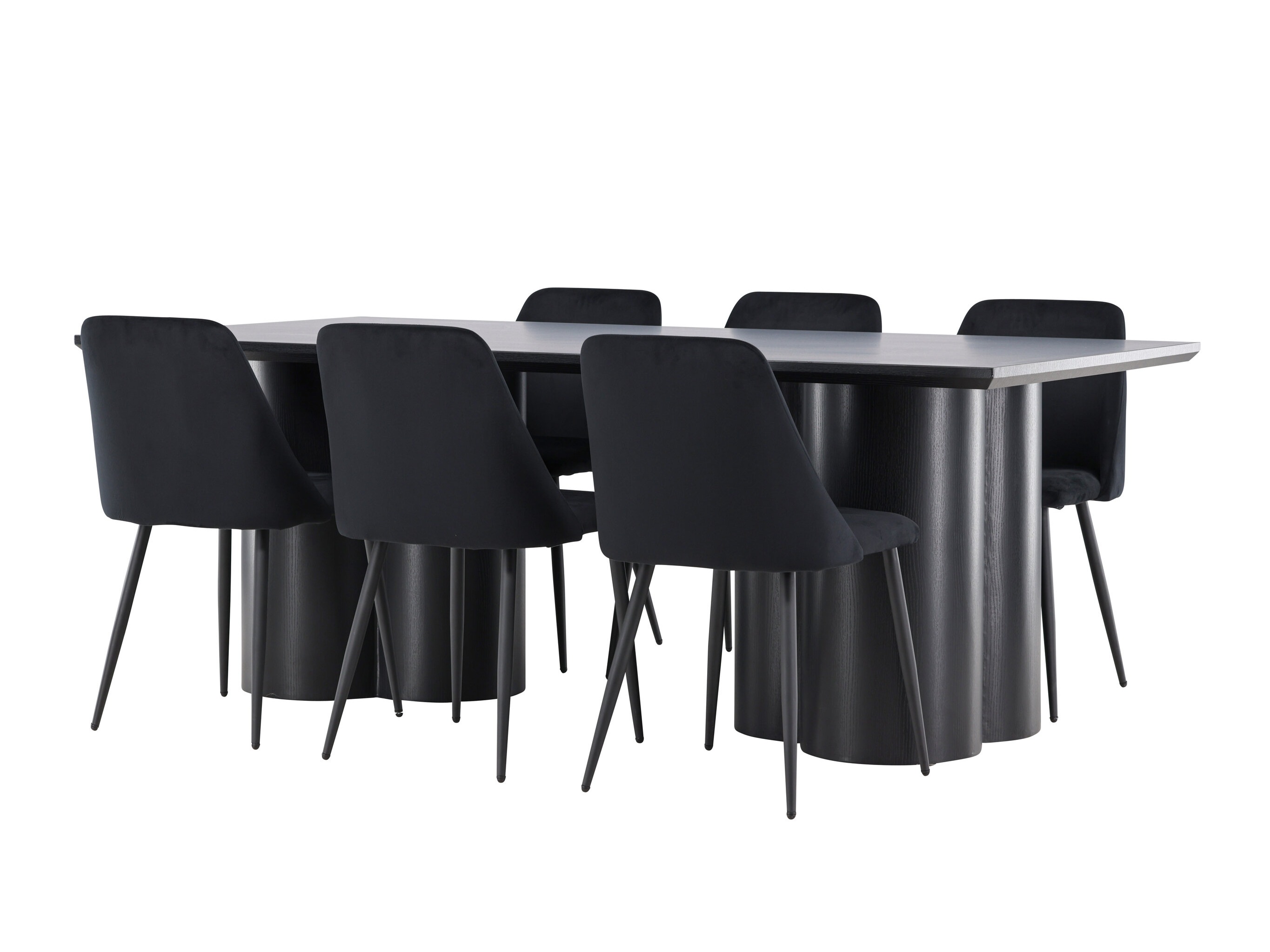 Set sala da pranzo Dallas 5182 (Nero)