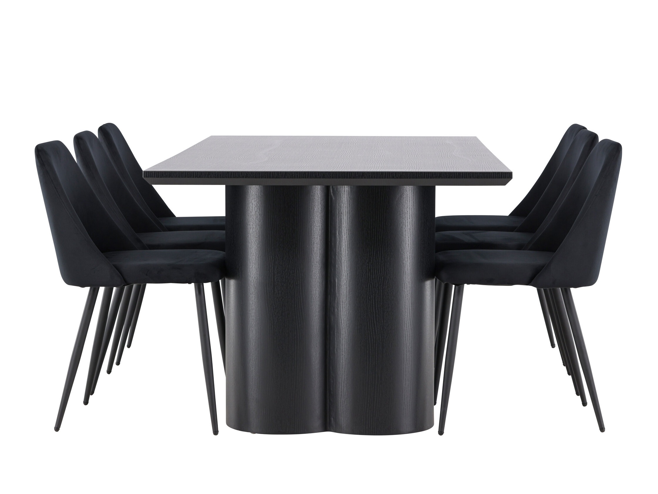 Set sala da pranzo Dallas 5182 (Nero)