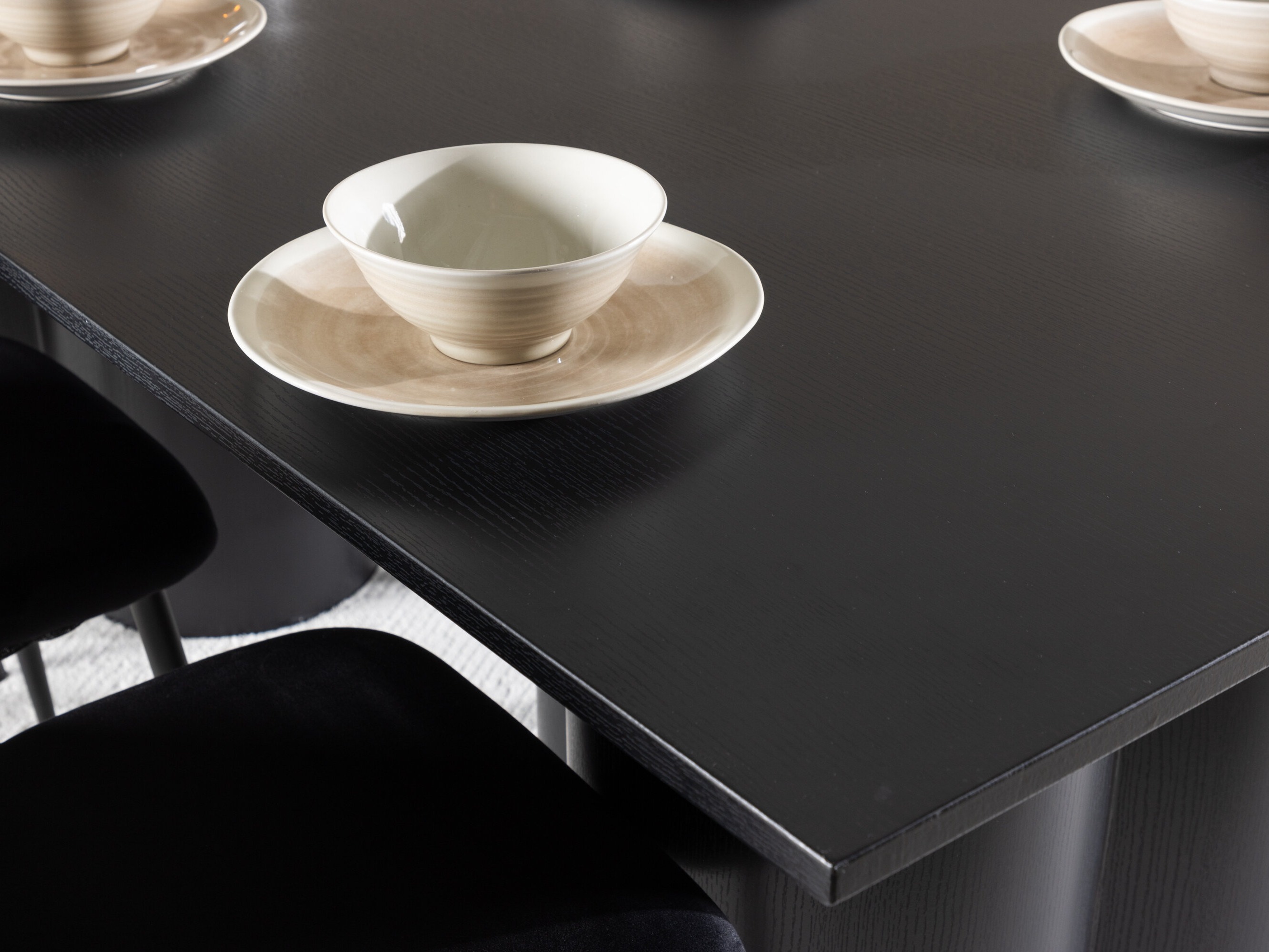 Set sala da pranzo Dallas 5182 (Nero)