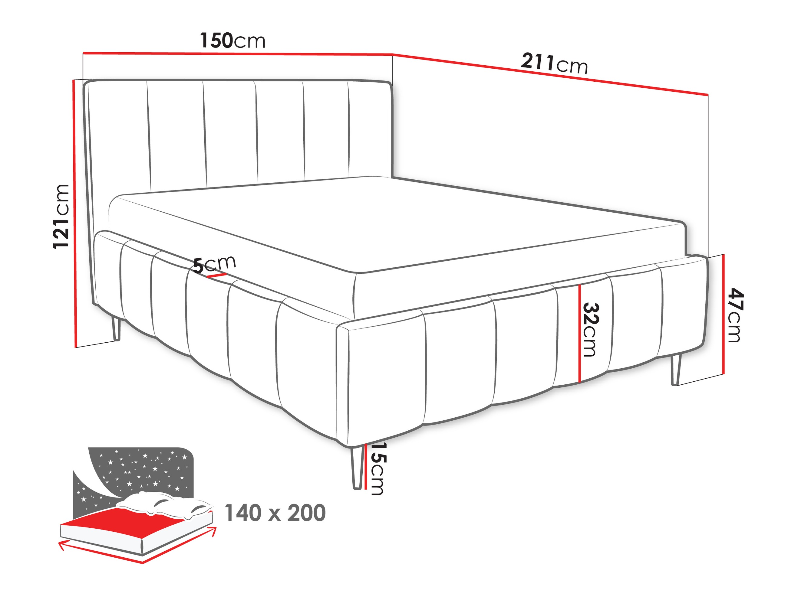 Letto Linis I (Lambi 01)