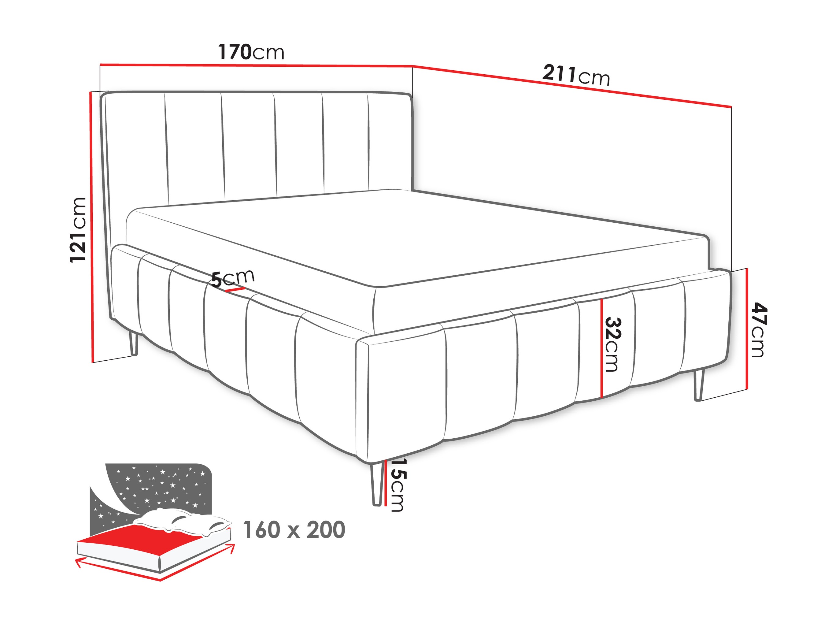 Letto Linis I (Lambi 04)