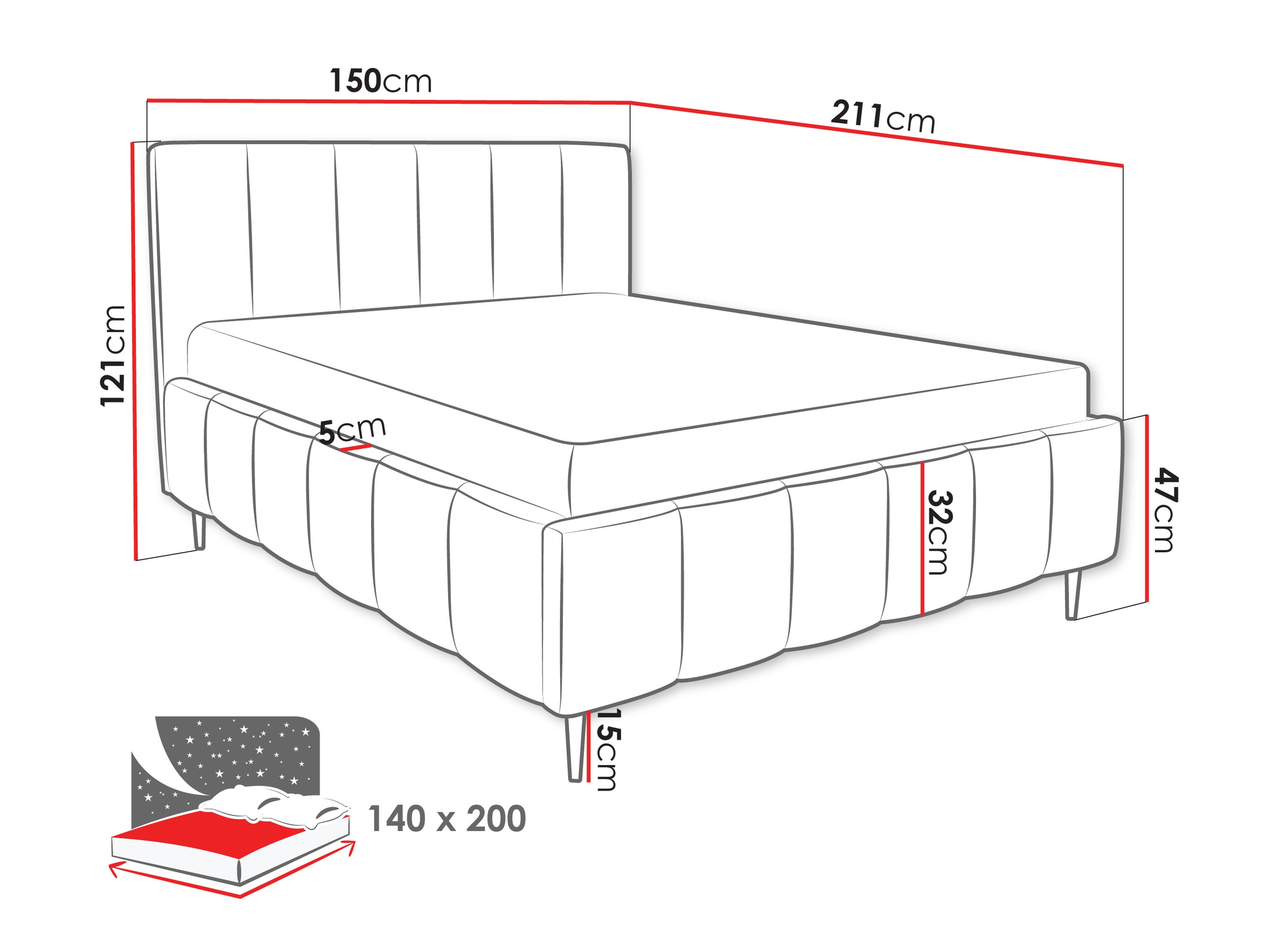 Letto Linis I (Lambi 04)