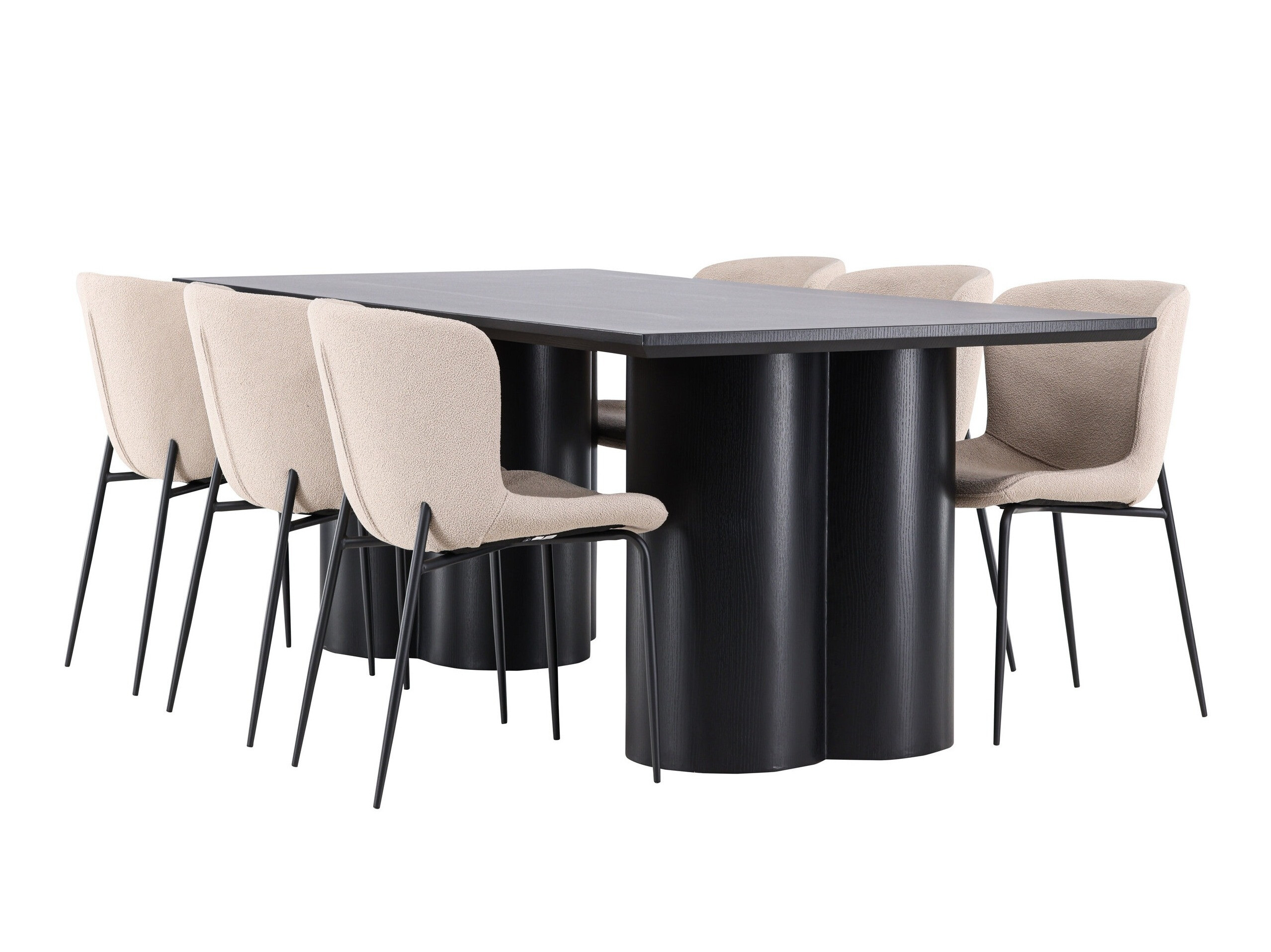Set sala da pranzo Dallas 5343 (Beige)