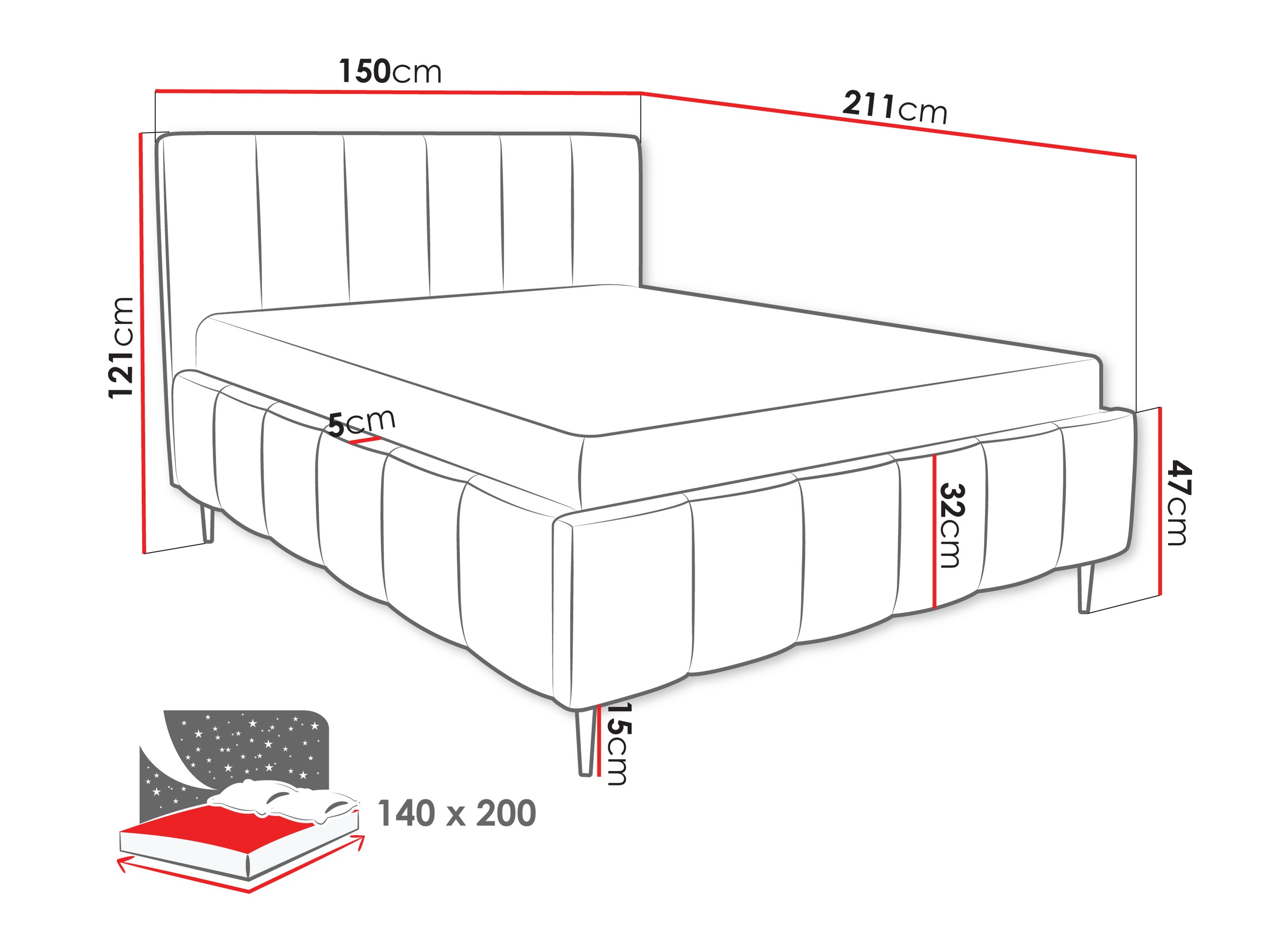 Letto Linis I (Lambi 11)
