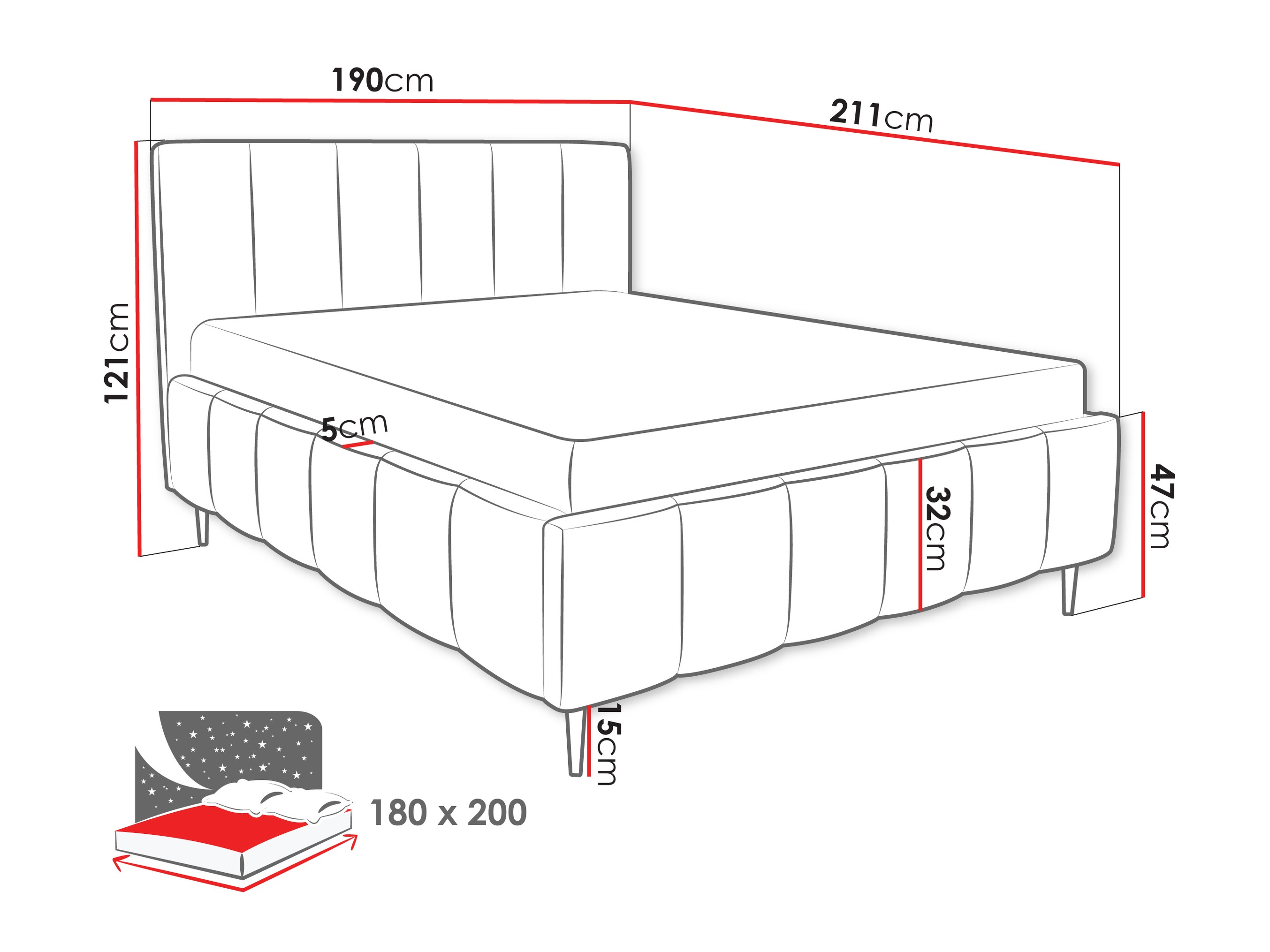 Letto Linis I (Lambi 12)