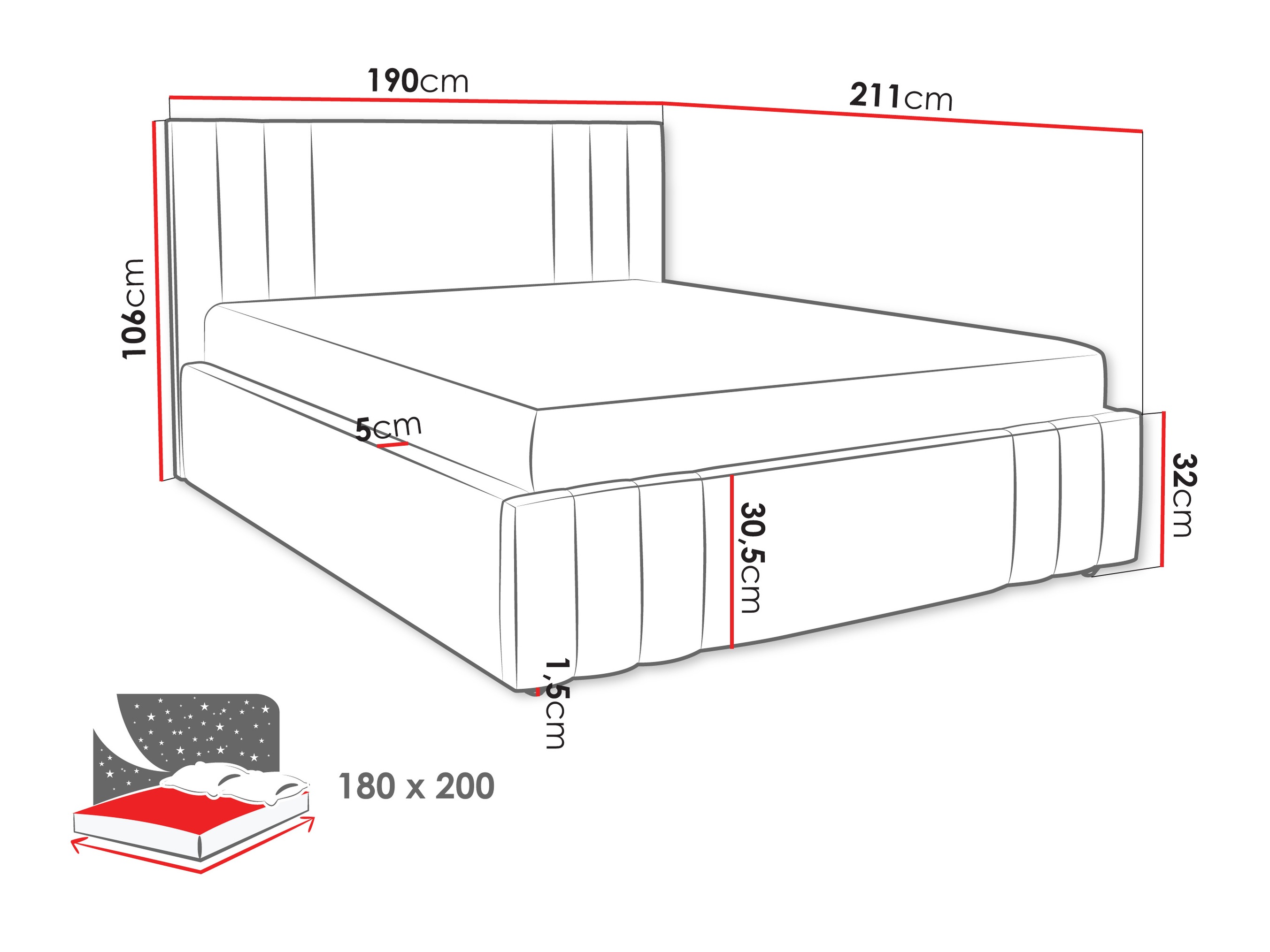 Letto Lepos (Nazar 225.03)
