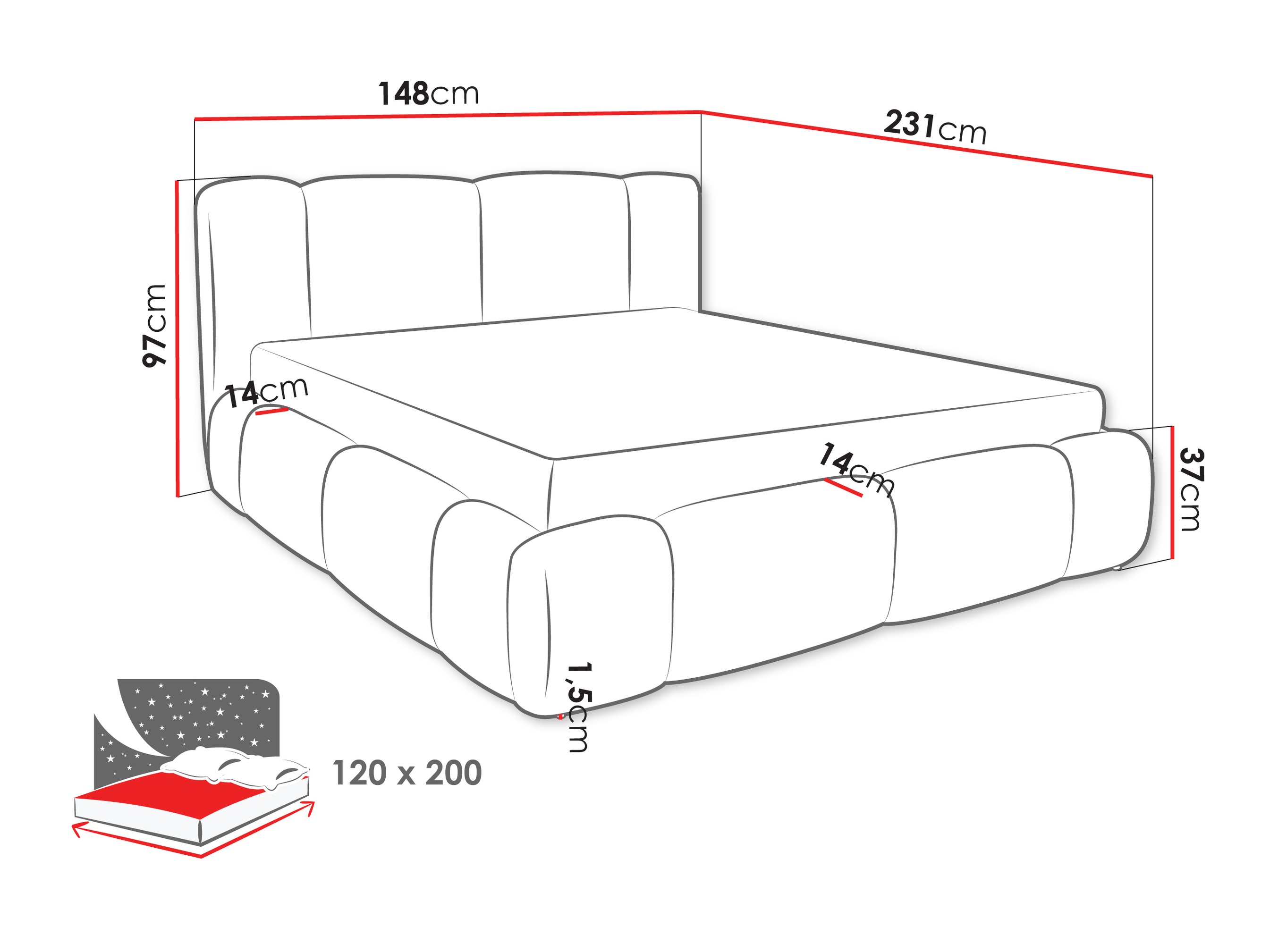 Letto Margaris (Lambi 01)