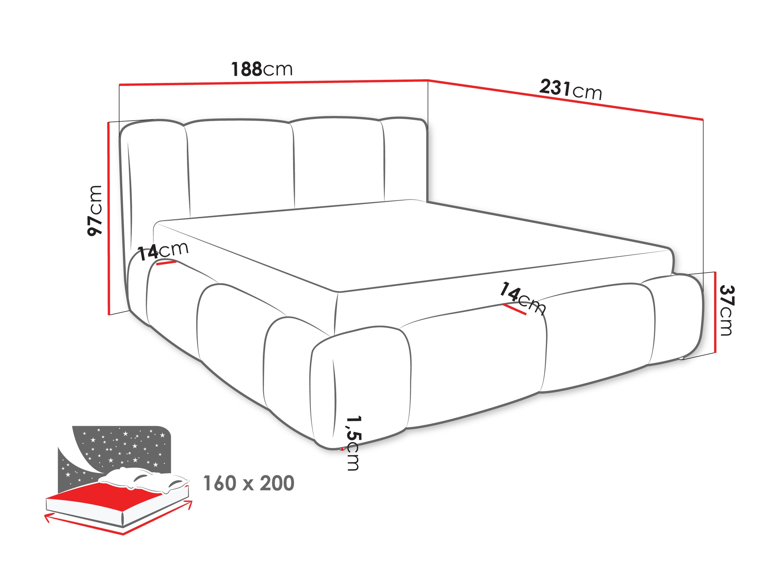 Letto Margaris (Lambi 01)