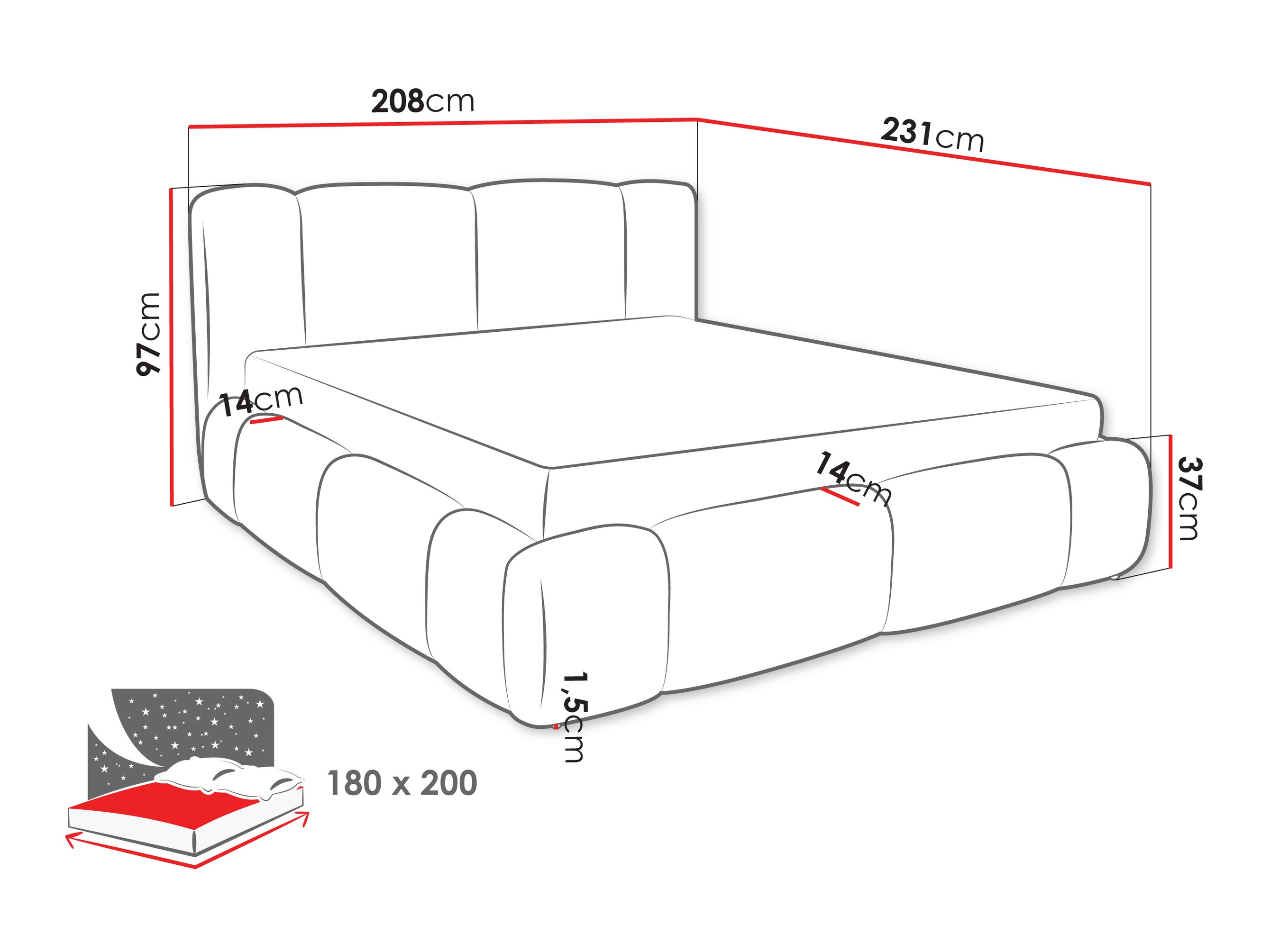 Letto Margaris (Lambi 01)