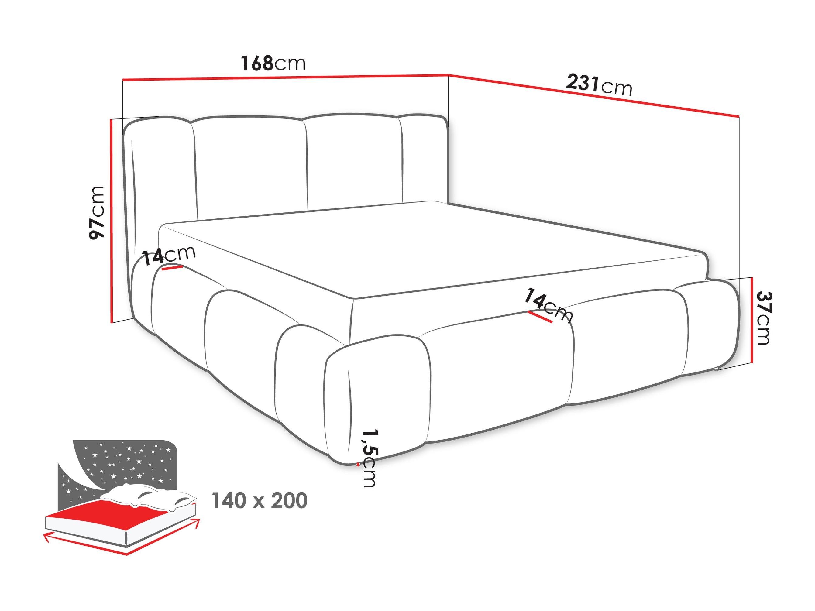 Letto Margaris (Lambi 04)
