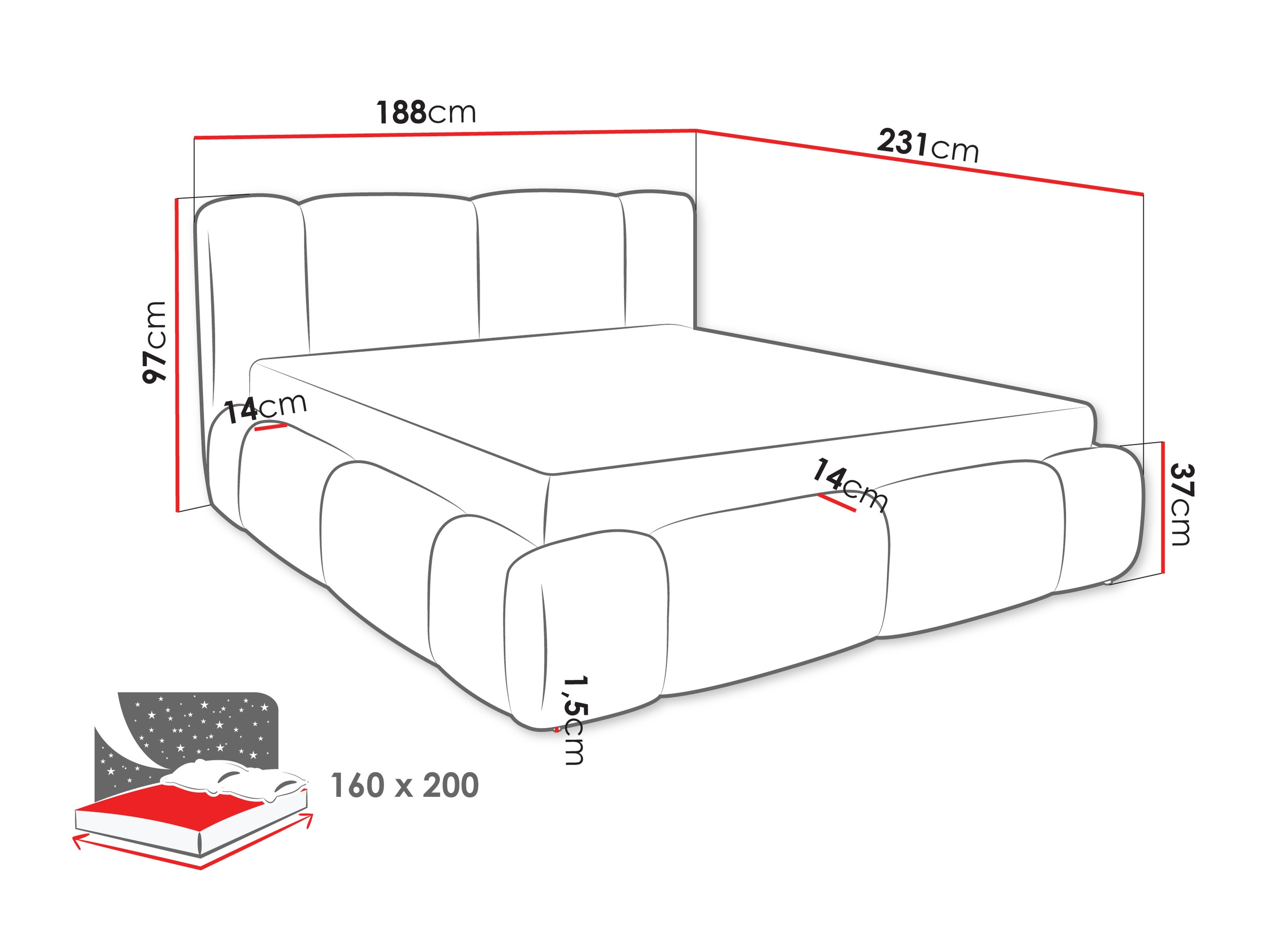 Letto Margaris (Lambi 04)