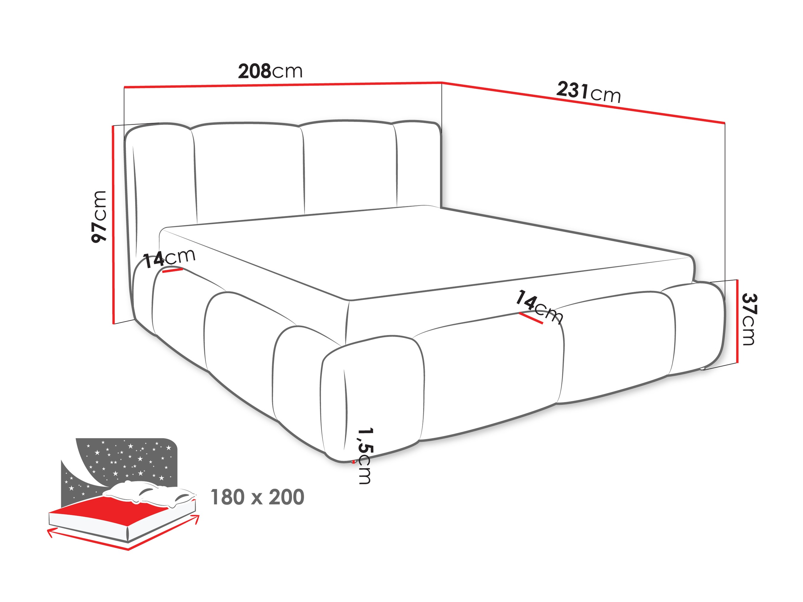 Letto Margaris (Lambi 04)