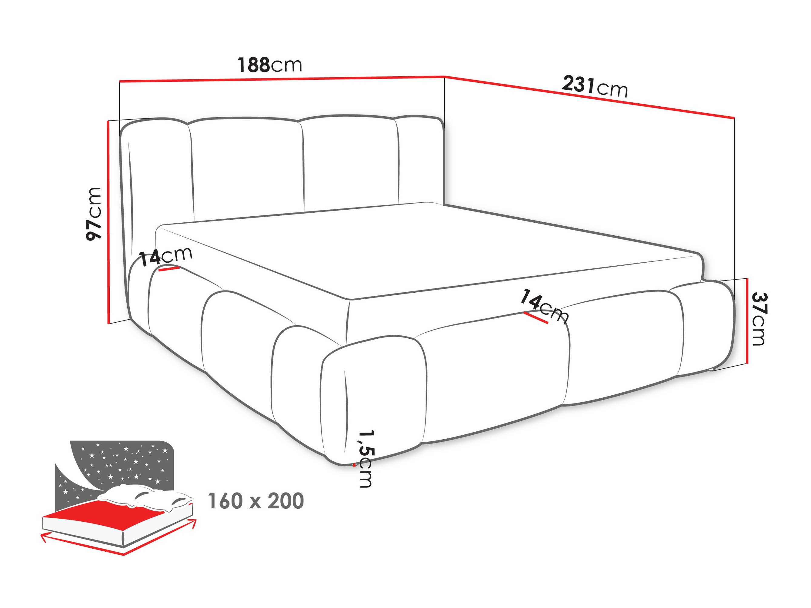 Letto Margaris (Lambi 06)