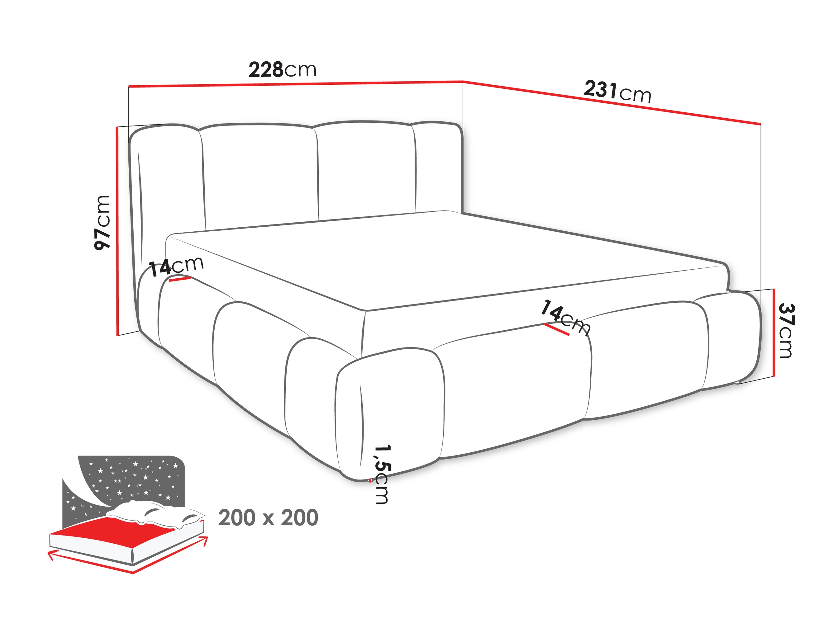 Letto Margaris (Lambi 11)