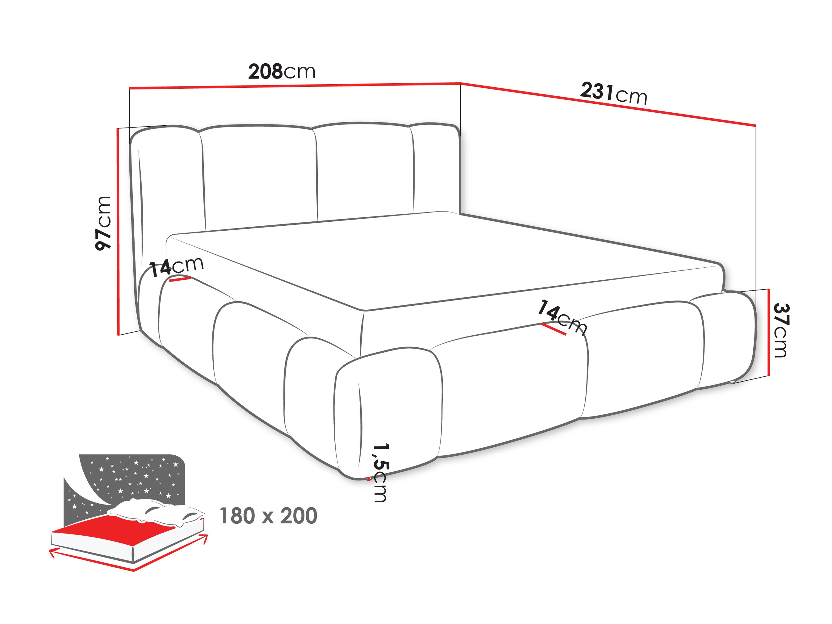 Letto Margaris (Lambi 11)
