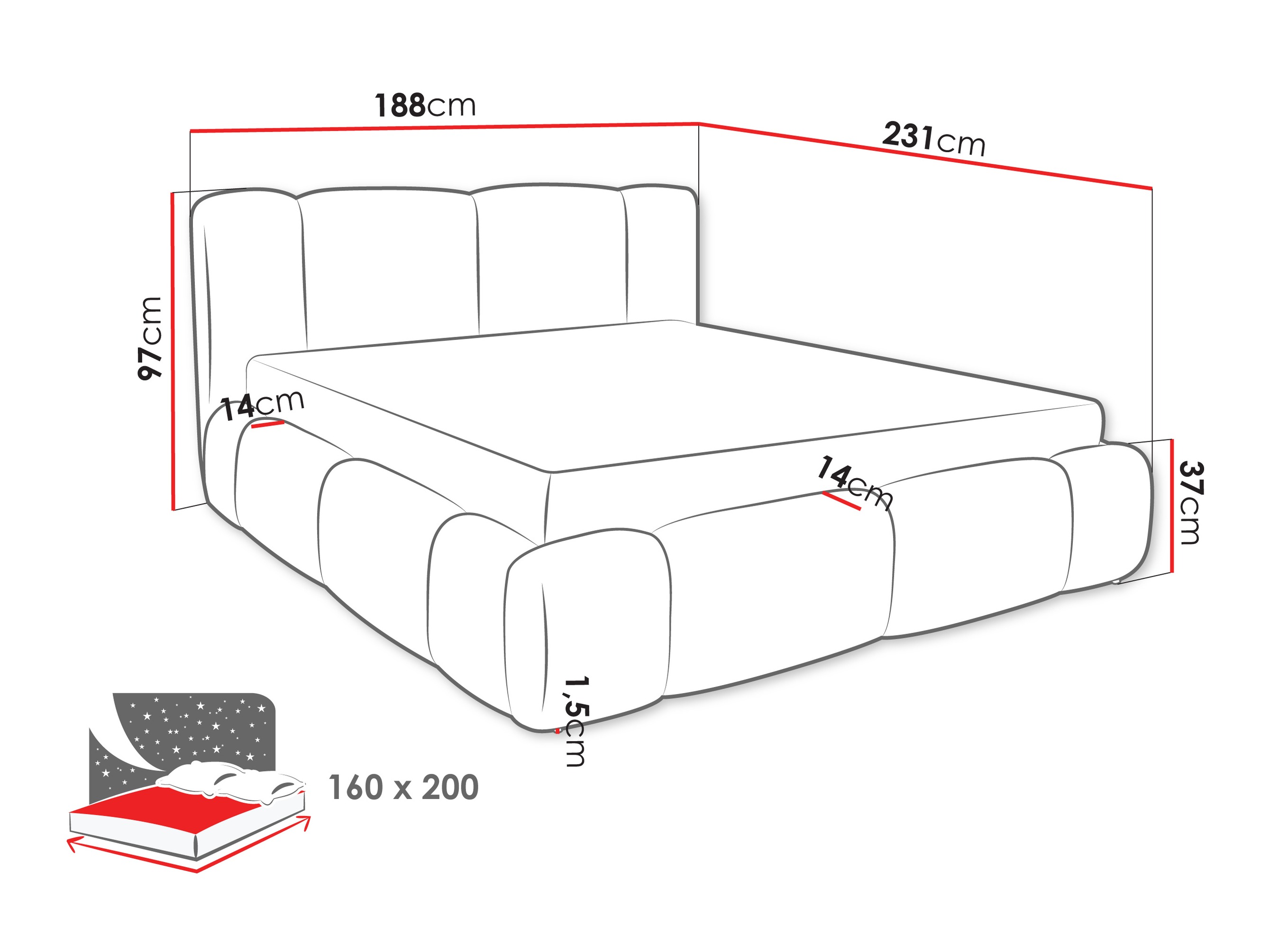 Letto Margaris (Lambi 11)