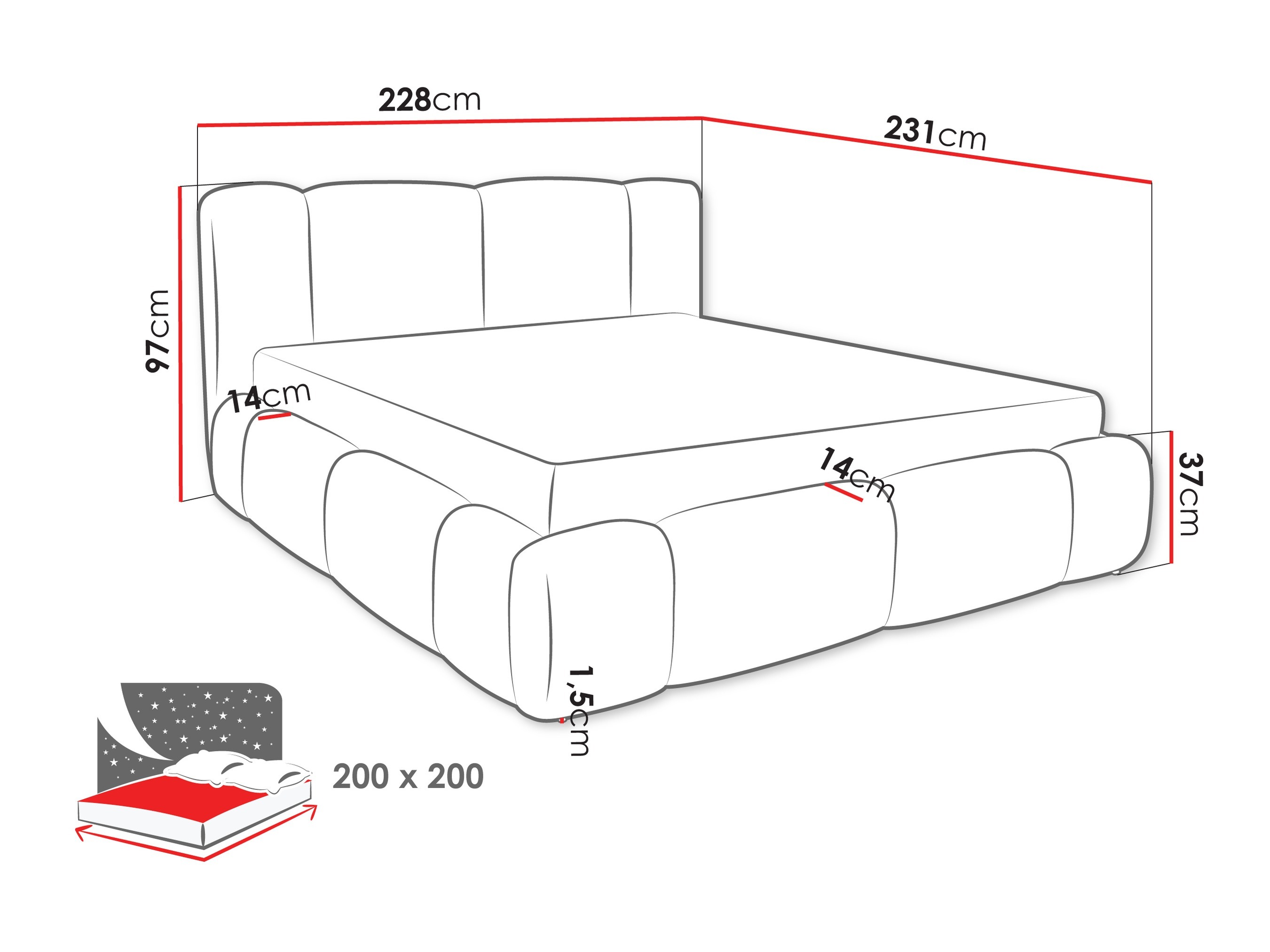 Letto Margaris (Lambi 12)