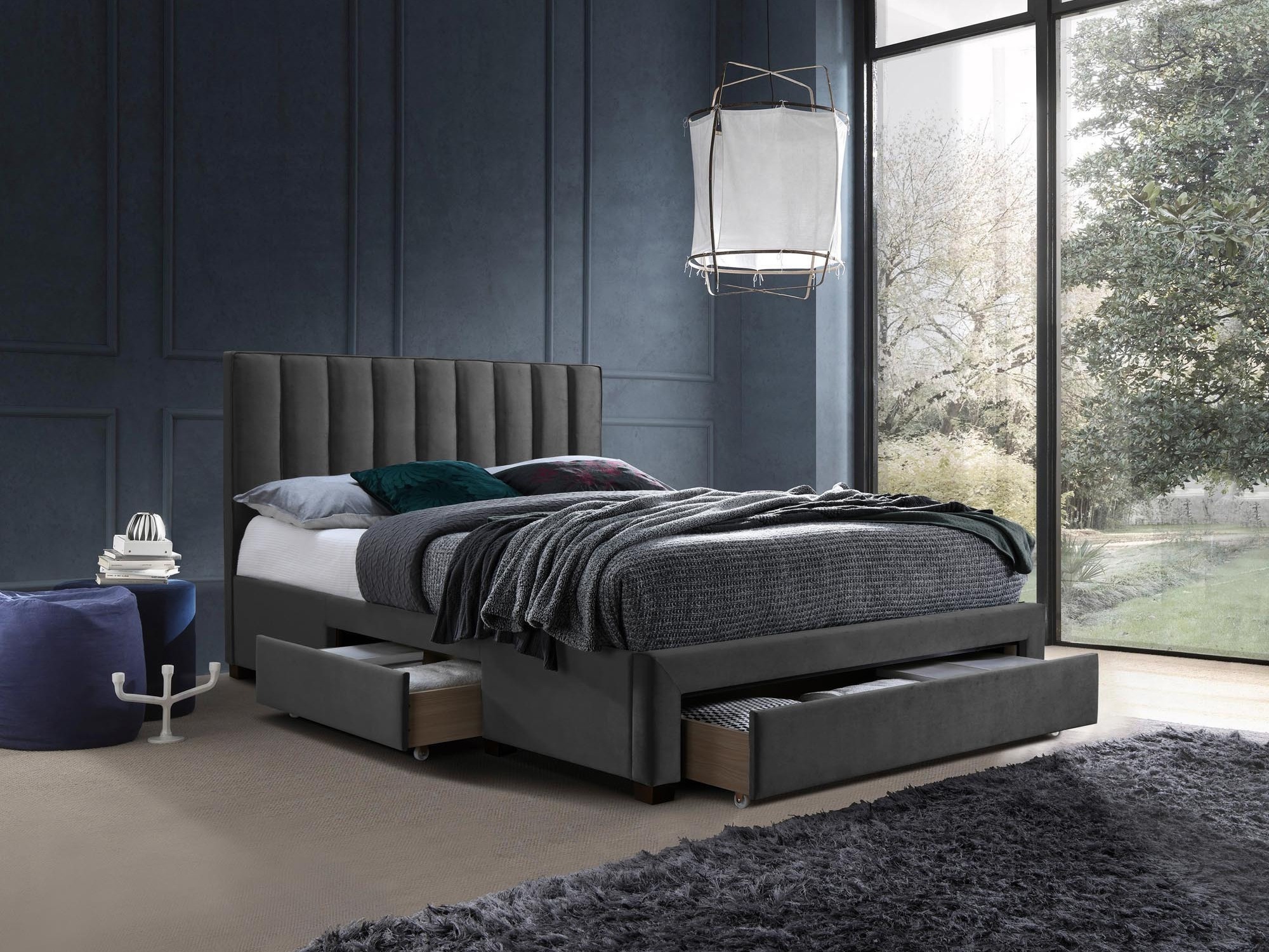 Letto Houston Fides (Grigio)