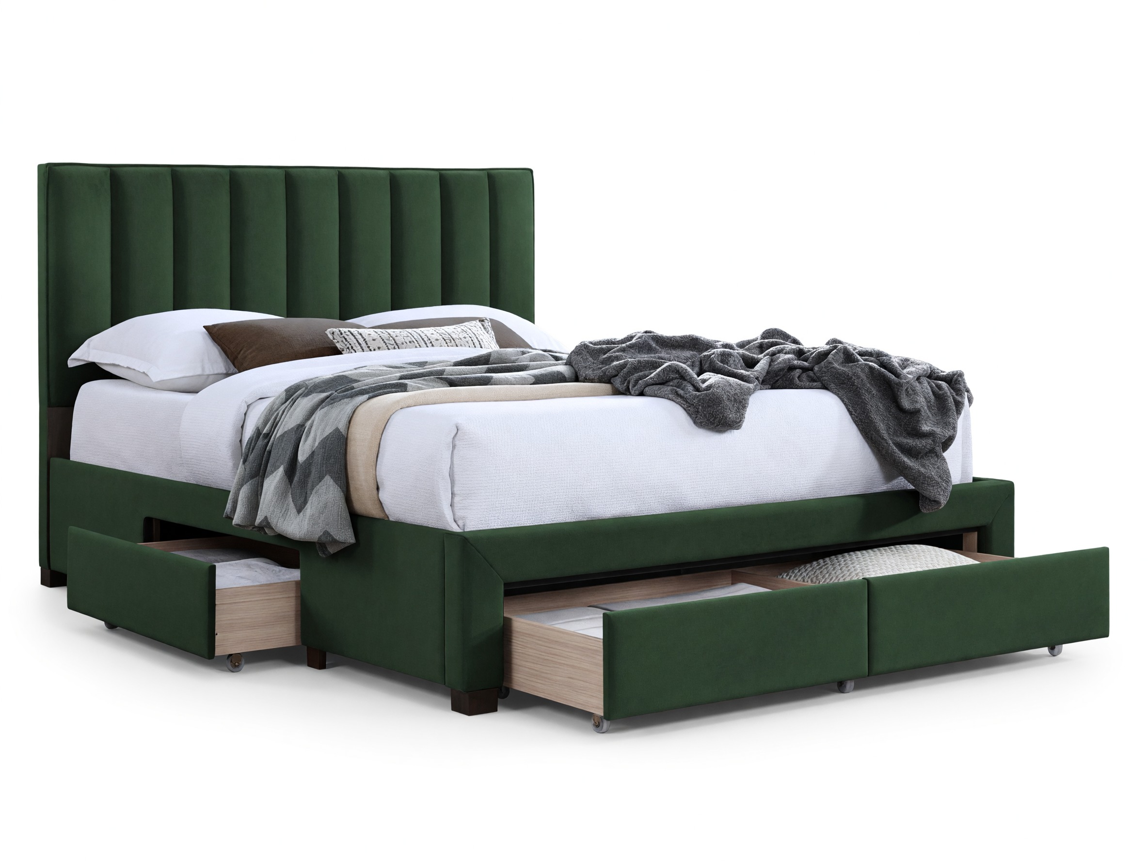 Letto Houston Fides (Verde scuro)
