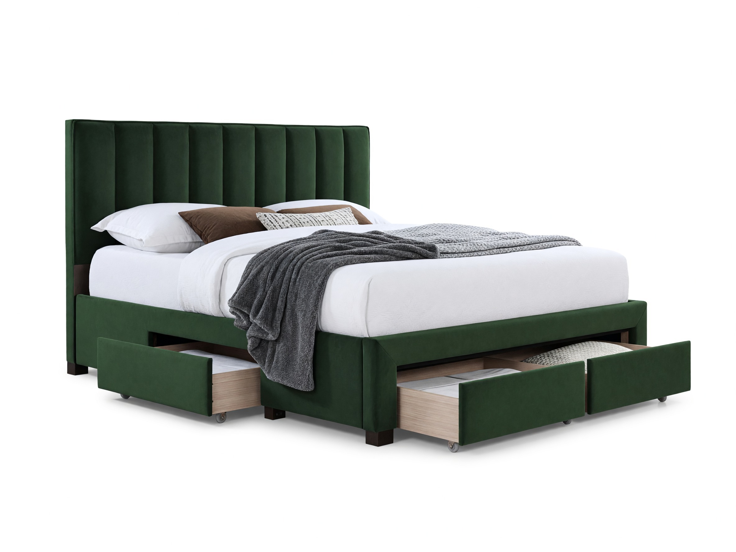 Letto Houston Fides (Verde scuro)