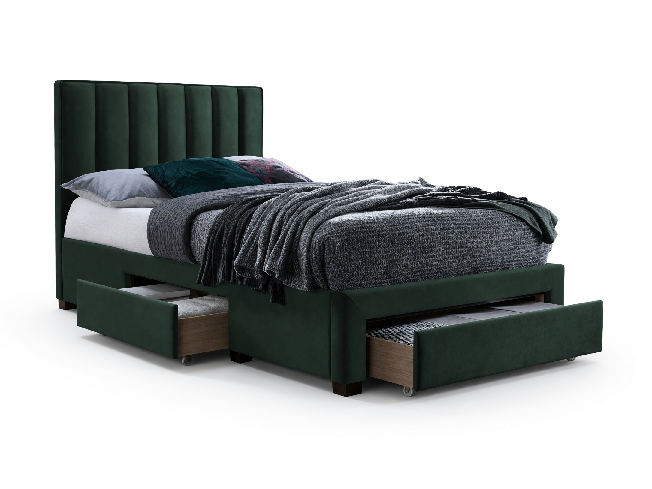 Letto Houston Fides (Verde scuro)