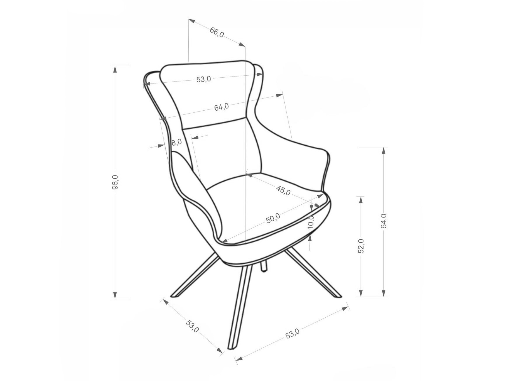 Sedia Houston 2156 (Raven 30)