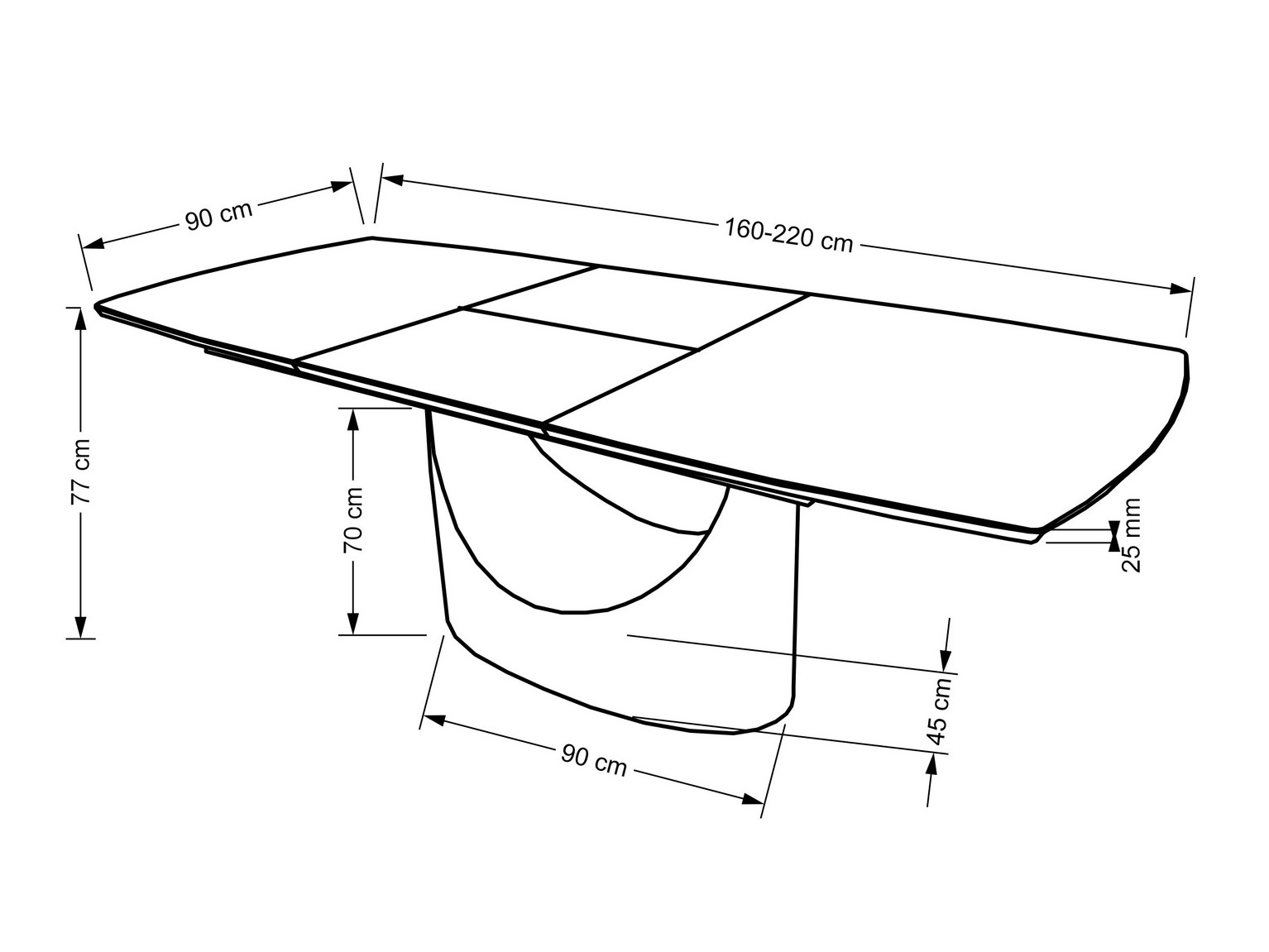 Tavolo Houston 2160