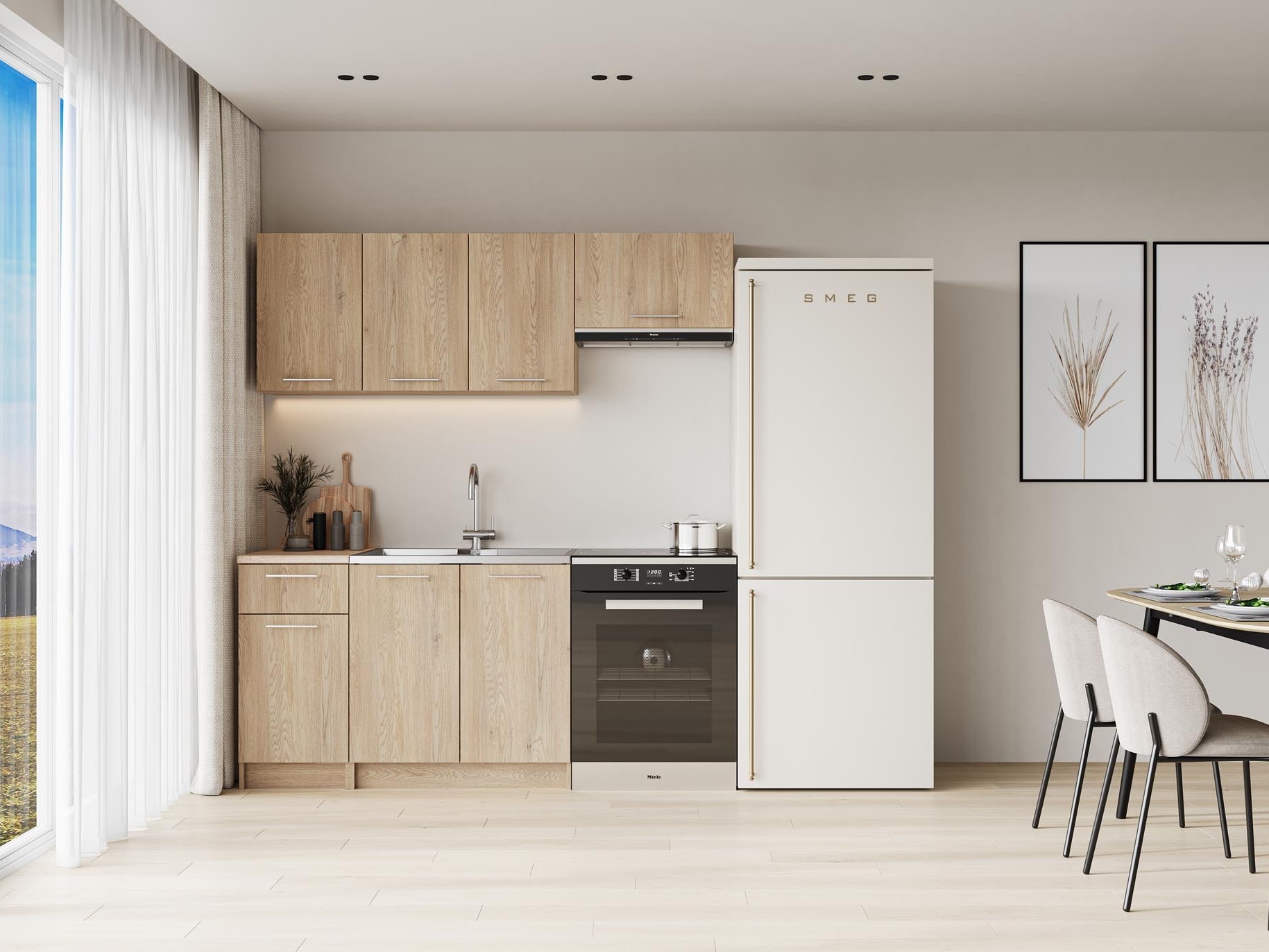 Composizione cucina Houston 2164 (Rovere cremona)