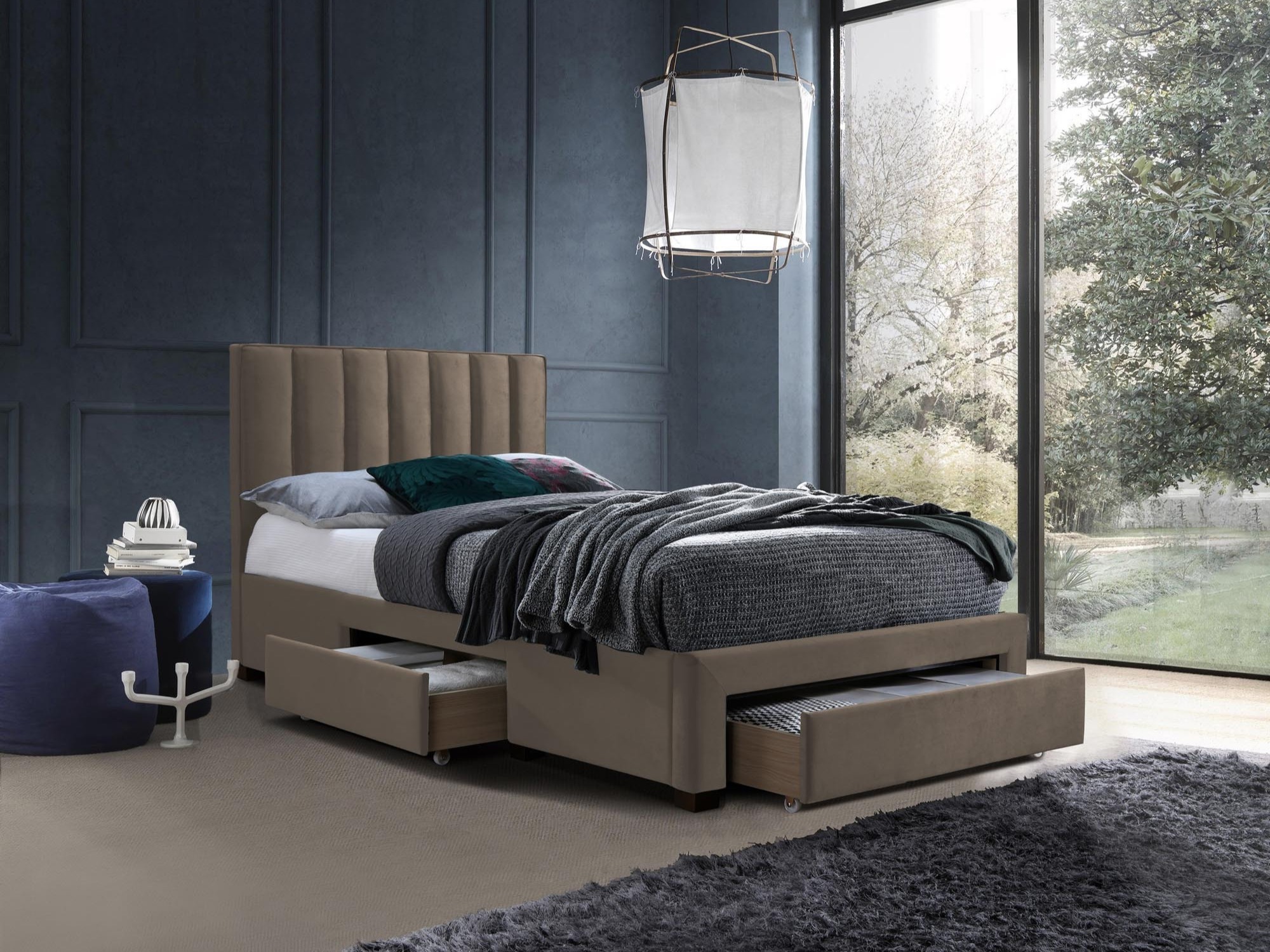 Letto Houston Fides (Taupe)