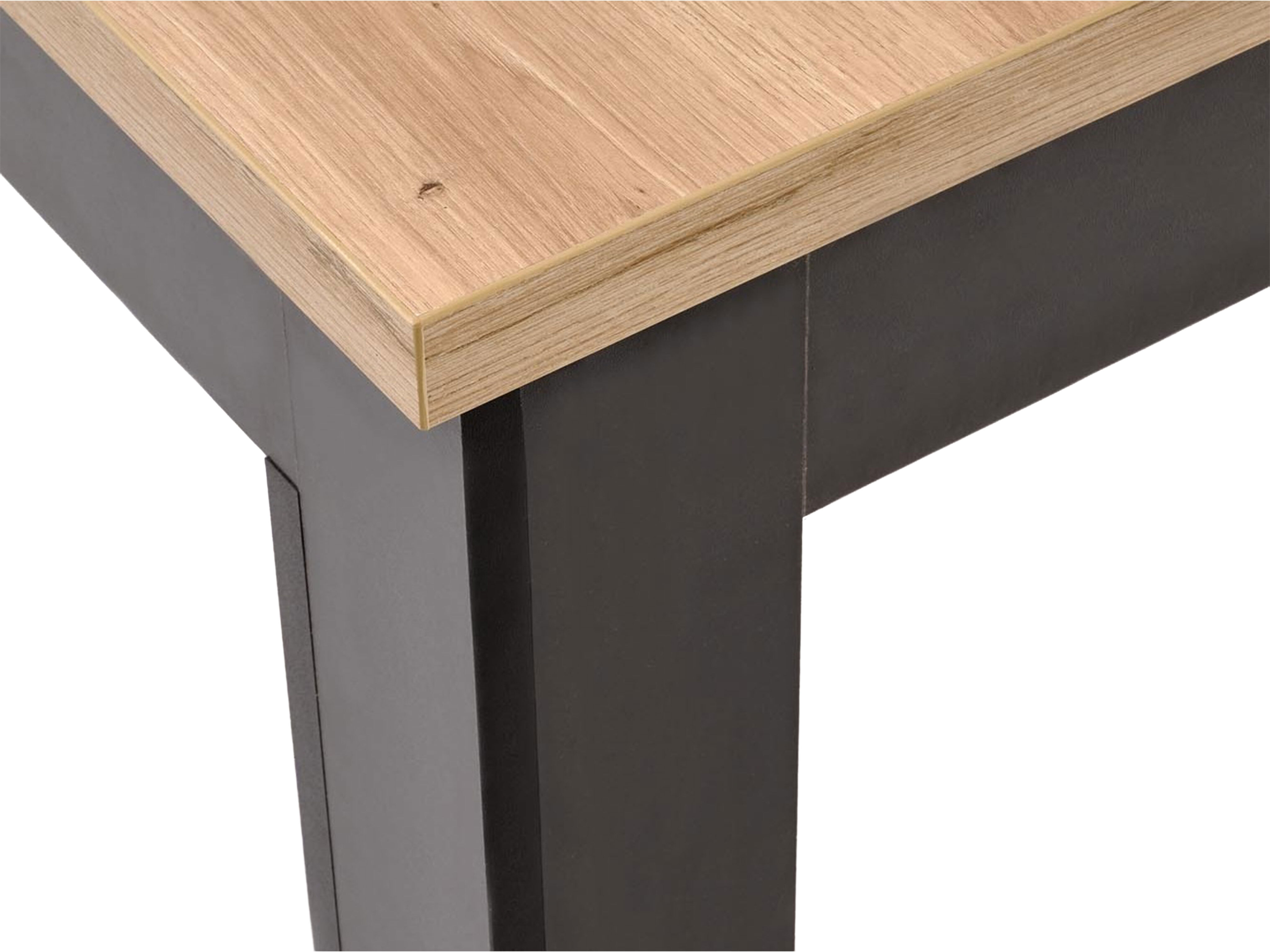 Tavolo Houston 2165 (Rovere Artisan + Nero)