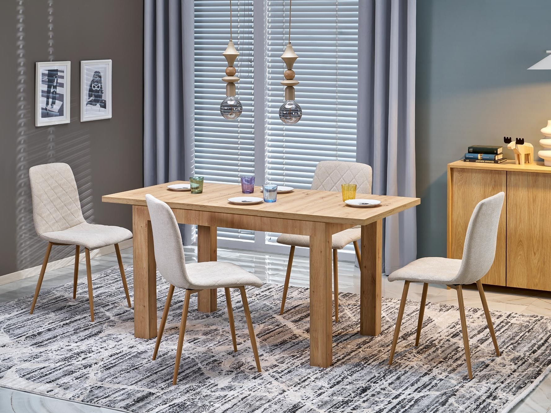 Tavolo Houston 2165 (Rovere Artisan)