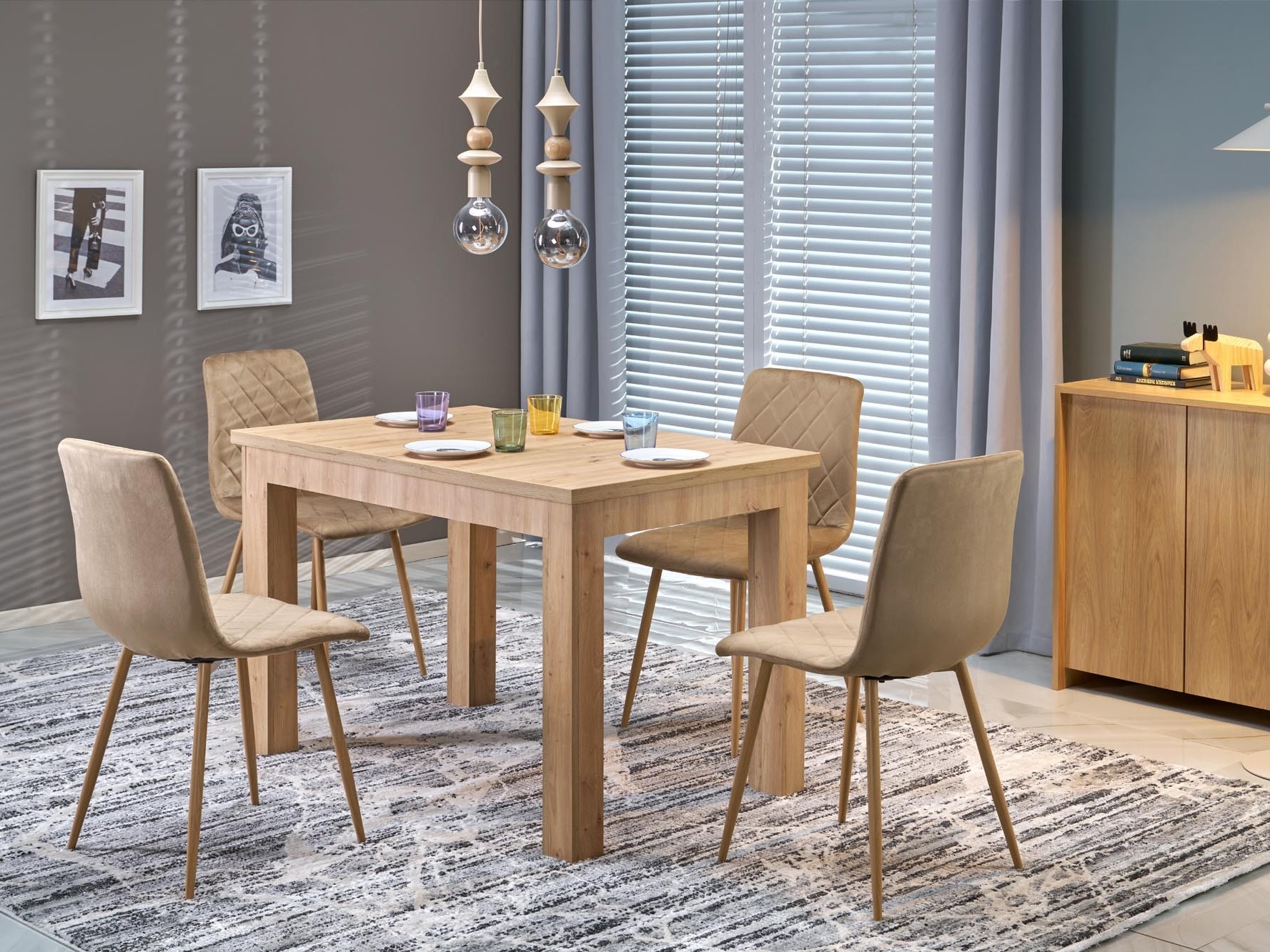 Tavolo Houston 2165 (Rovere Artisan)