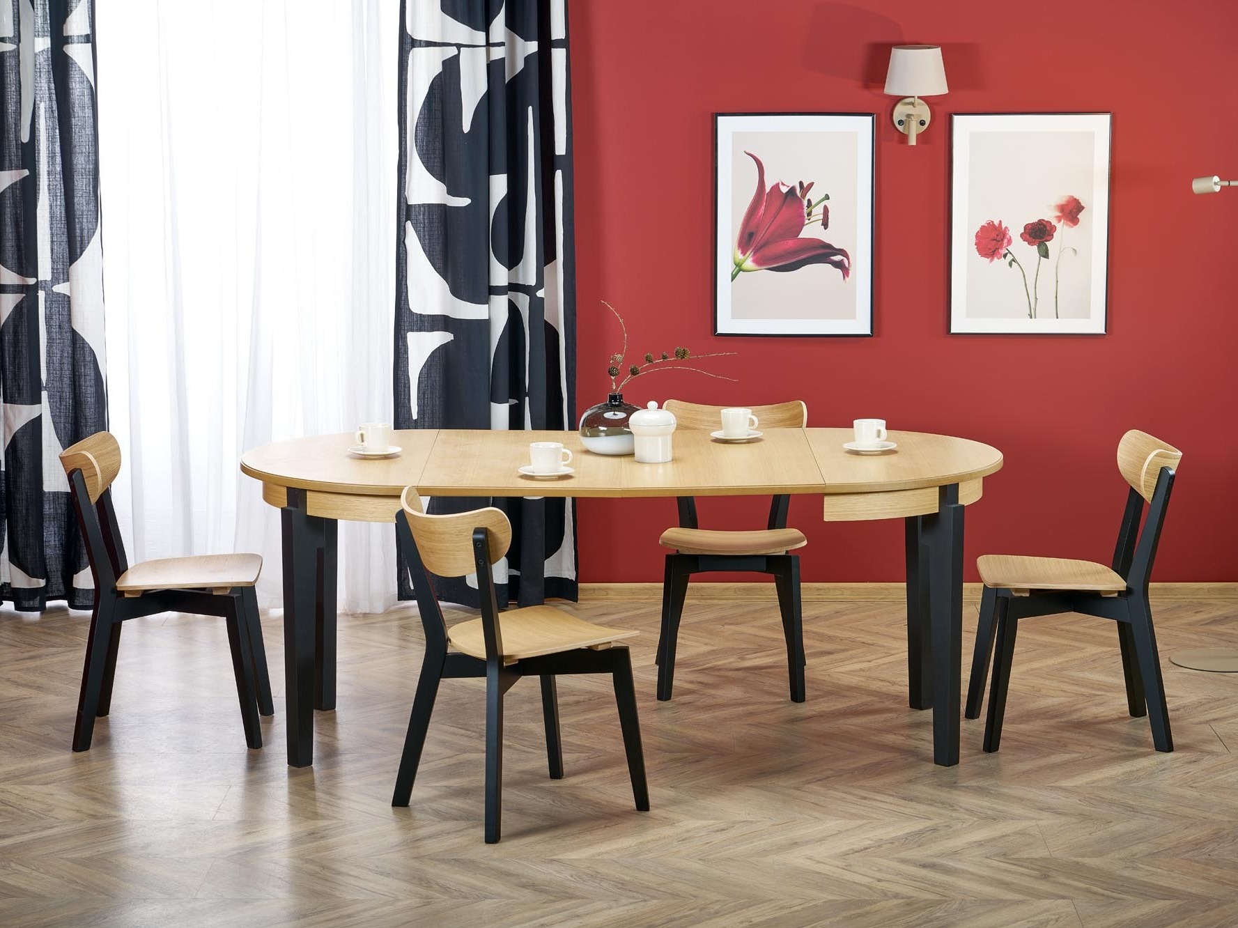 Tavolo Houston 785 (Quercia + Nero)