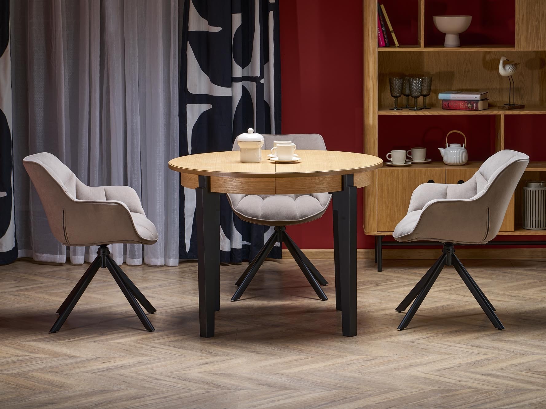 Tavolo Houston 785 (Quercia + Nero)